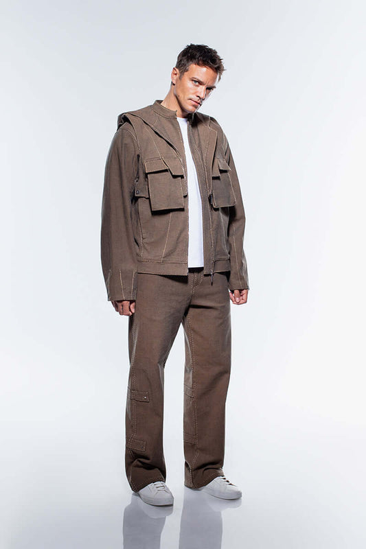 JENDUE Hardy Mens Denim Jacket - Stylish and Durable