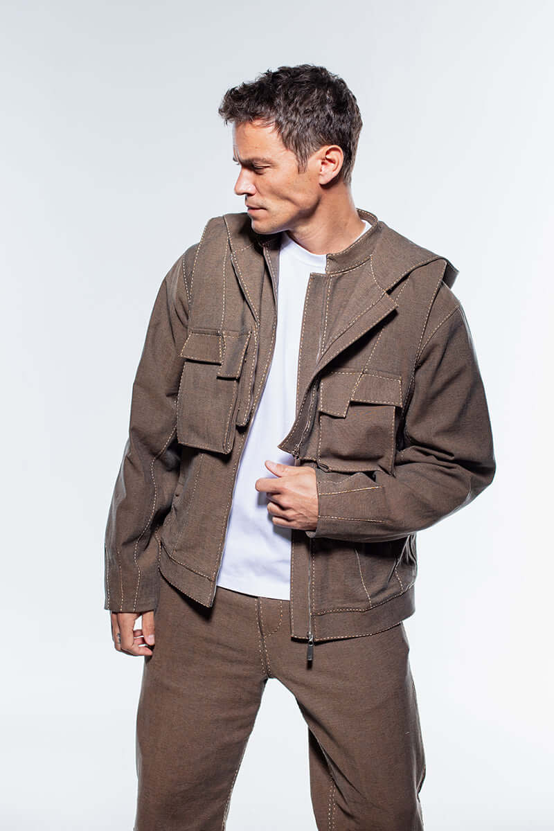 JENDUE Hardy Mens Denim Jacket - Stylish and Durable