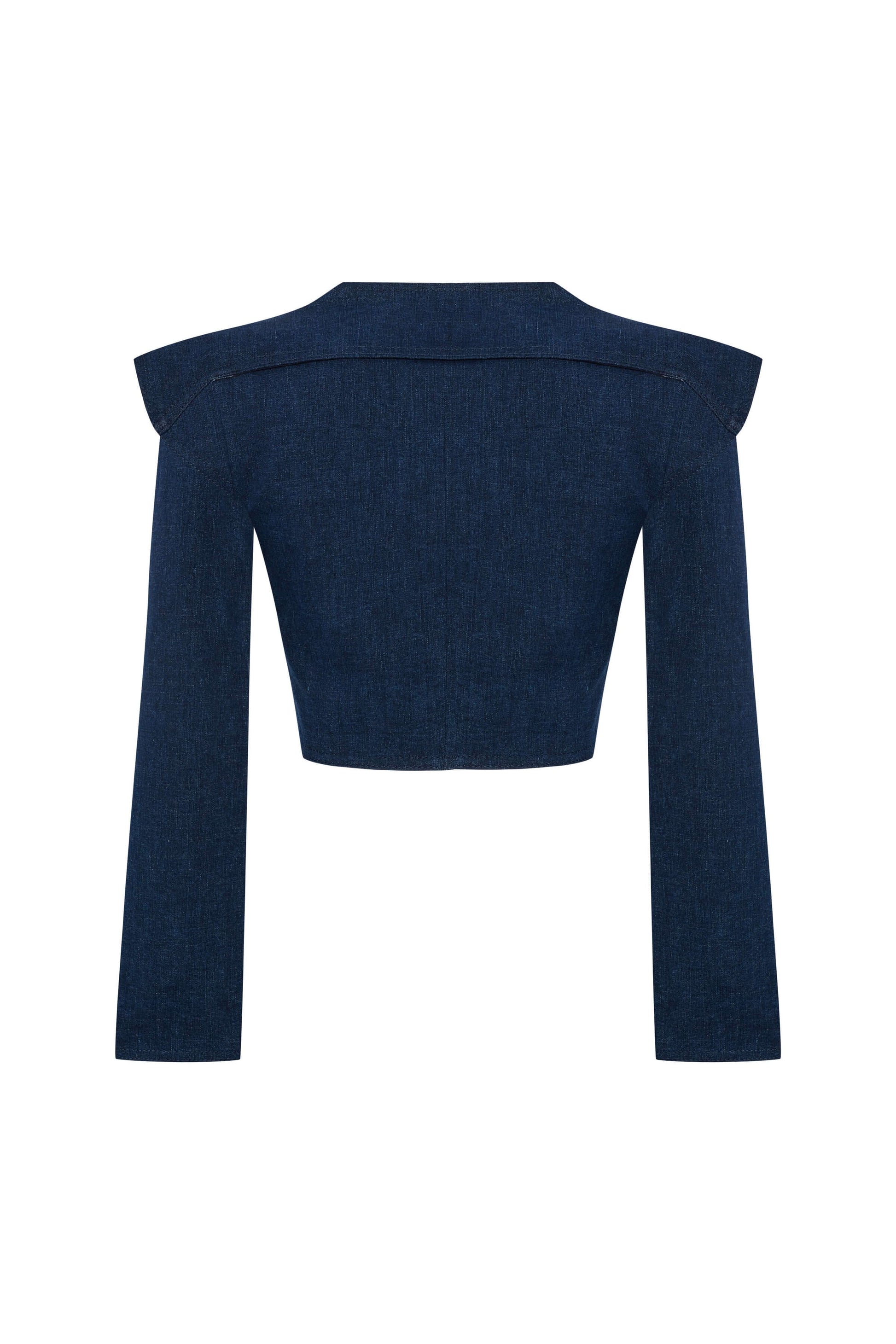 JENDUE Harmony Denim Jacket - Cropped & Stylish Outerwear