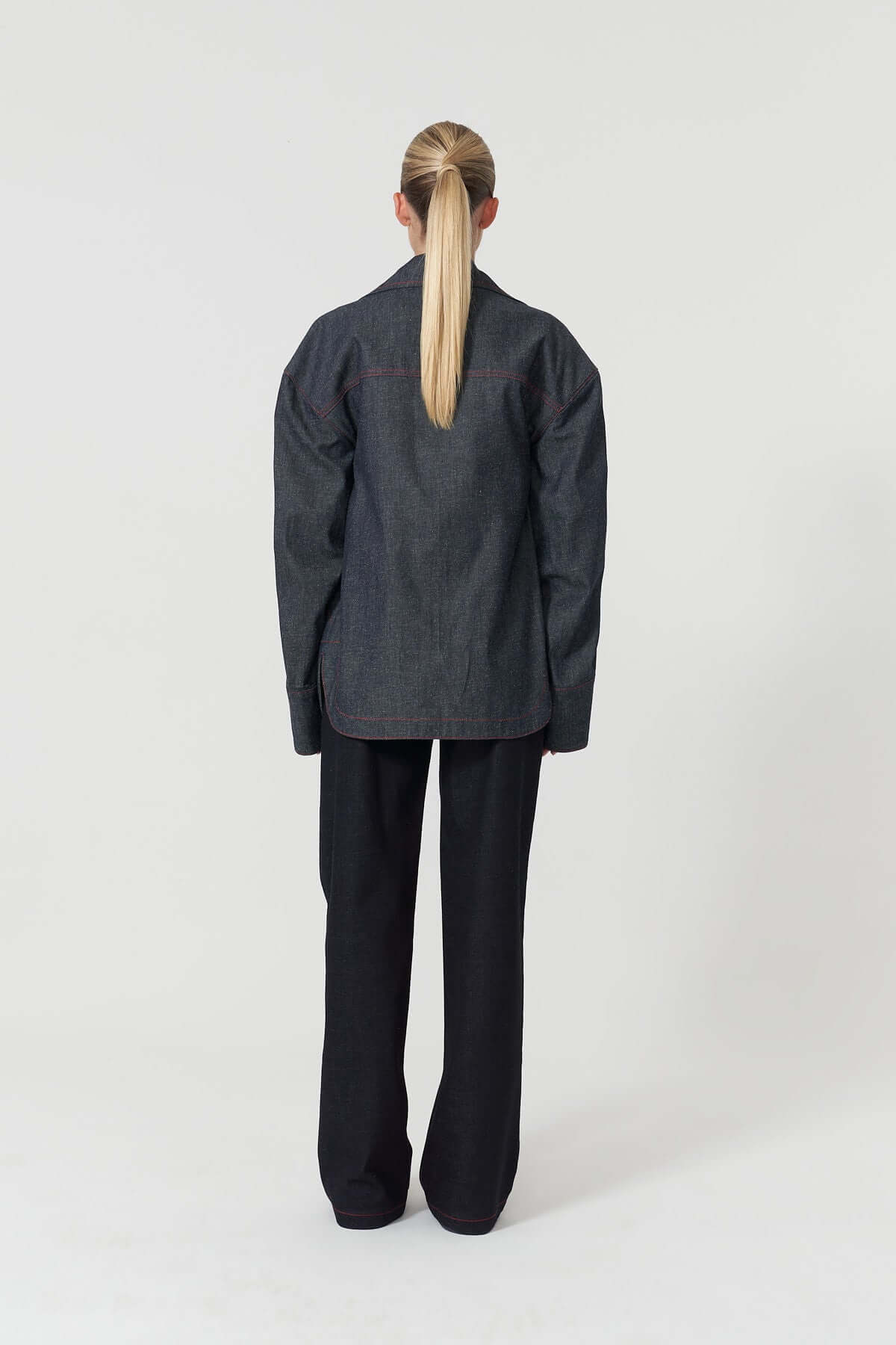 JENDUE Harvey Comfort Denim Shirt -Stylish Unisex Jean Shirt