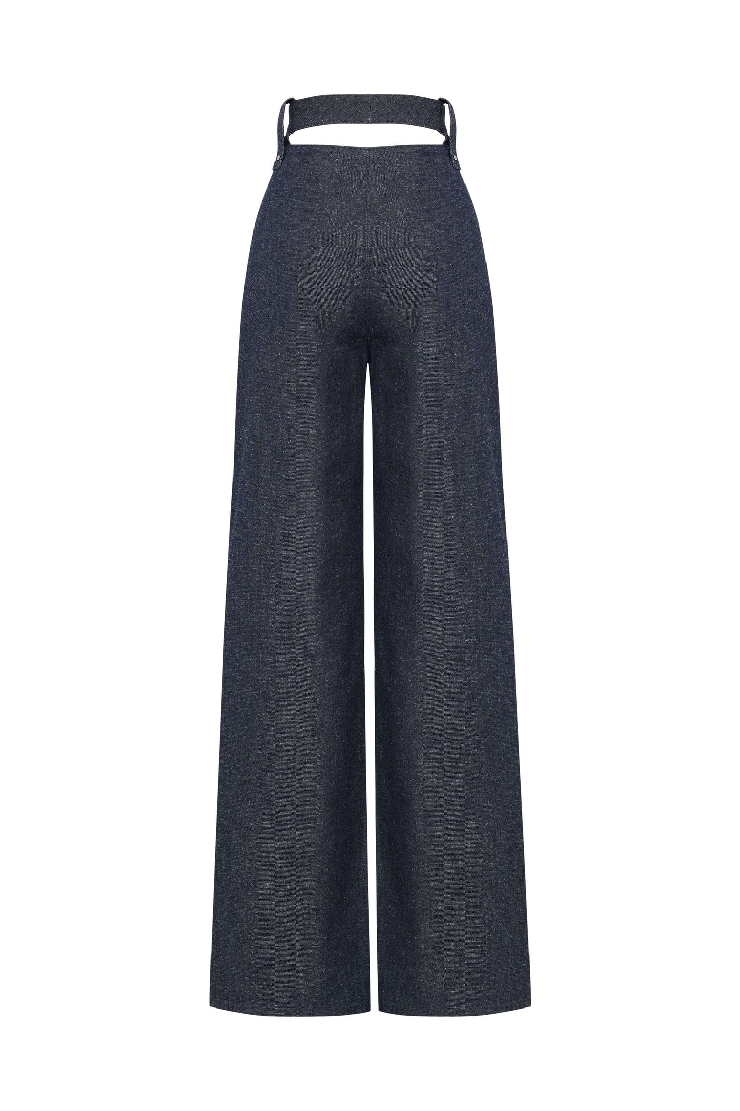 JENDUE High Frequencies Denim Jean - High Waisted Dark Wash