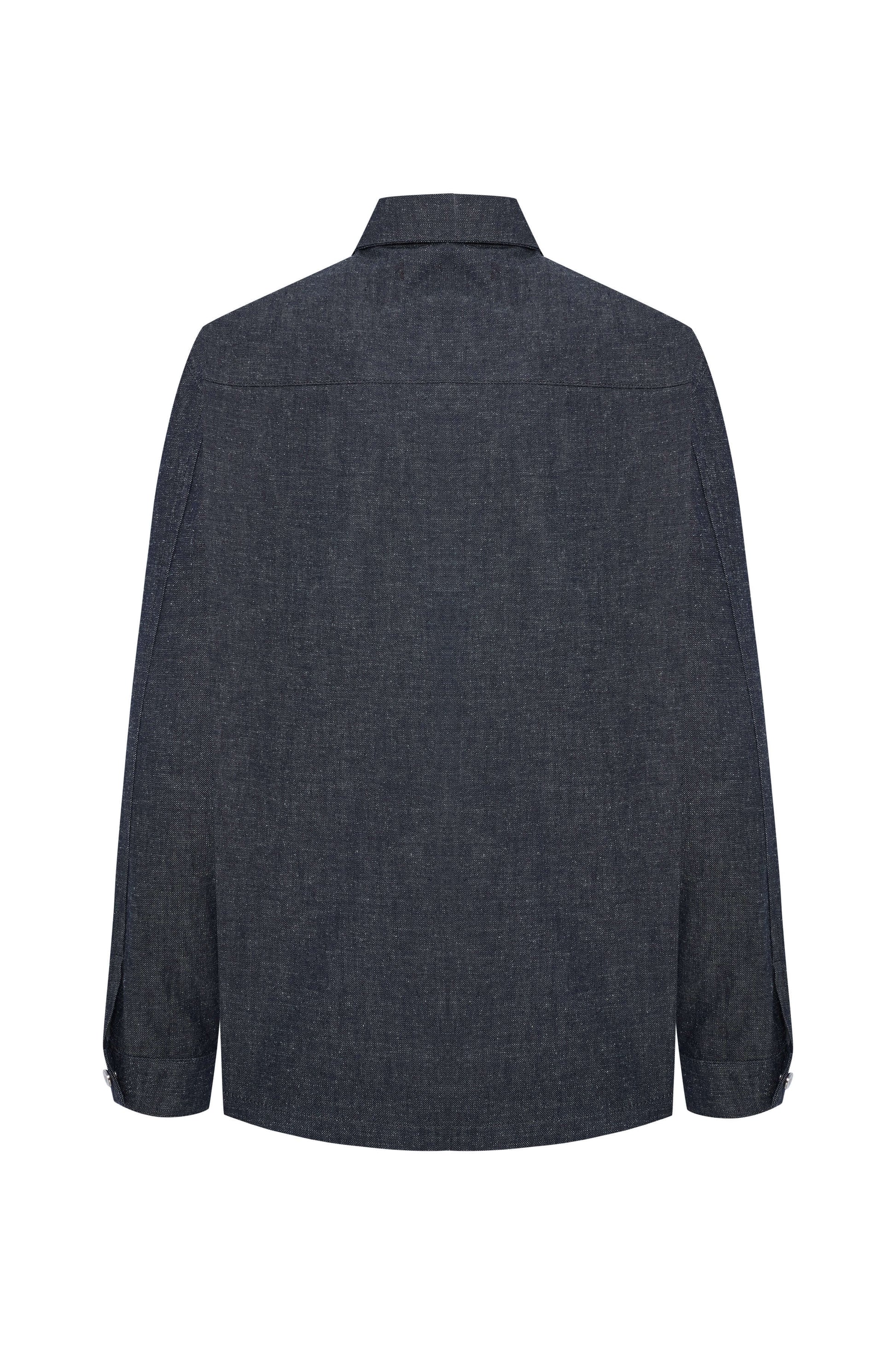 JENDUE Layered Denim Jacket - Unique Style & Comfort