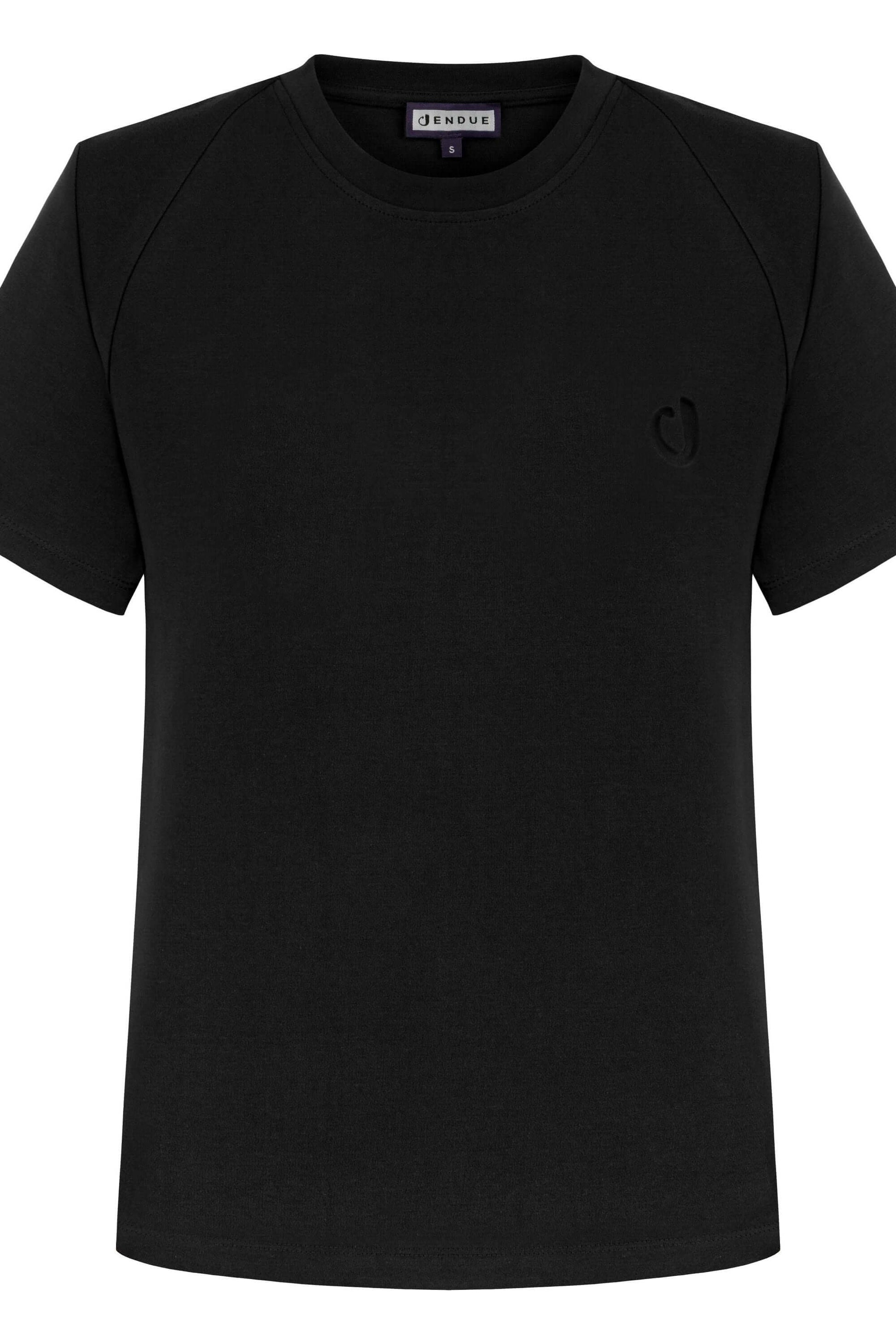 JENDUE Lena Denim T-shirt - White, Black, Grey, Purple