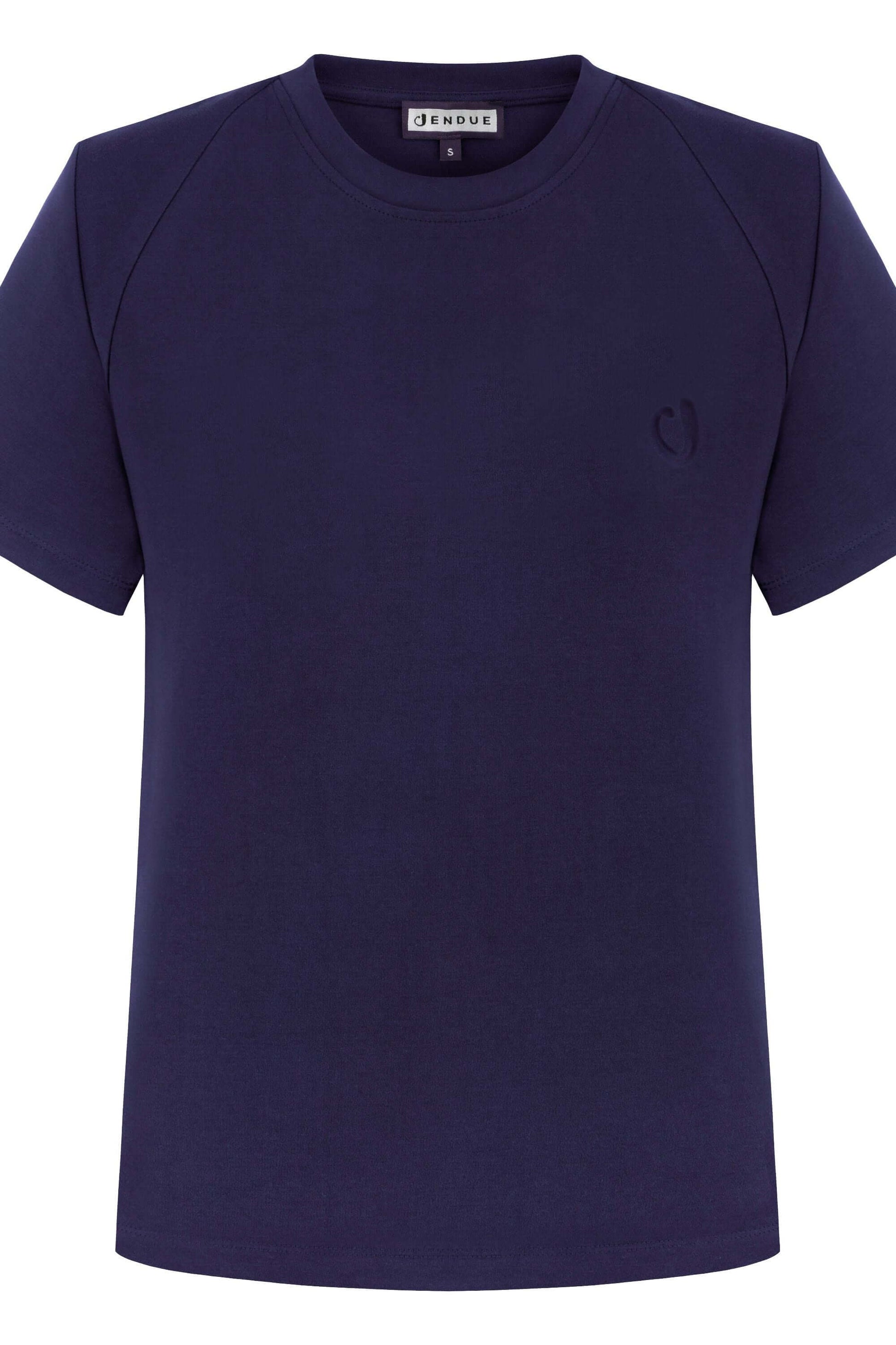 JENDUE Lena Denim T-shirt - White, Black, Grey, Purple