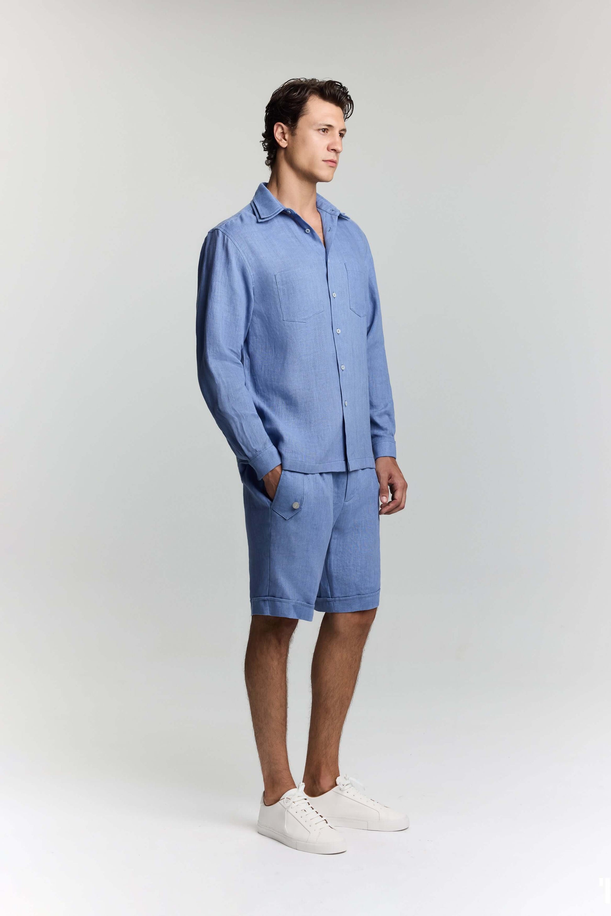 JENDUE Lucia Linen Shirt — Relaxed Fit, Breathable