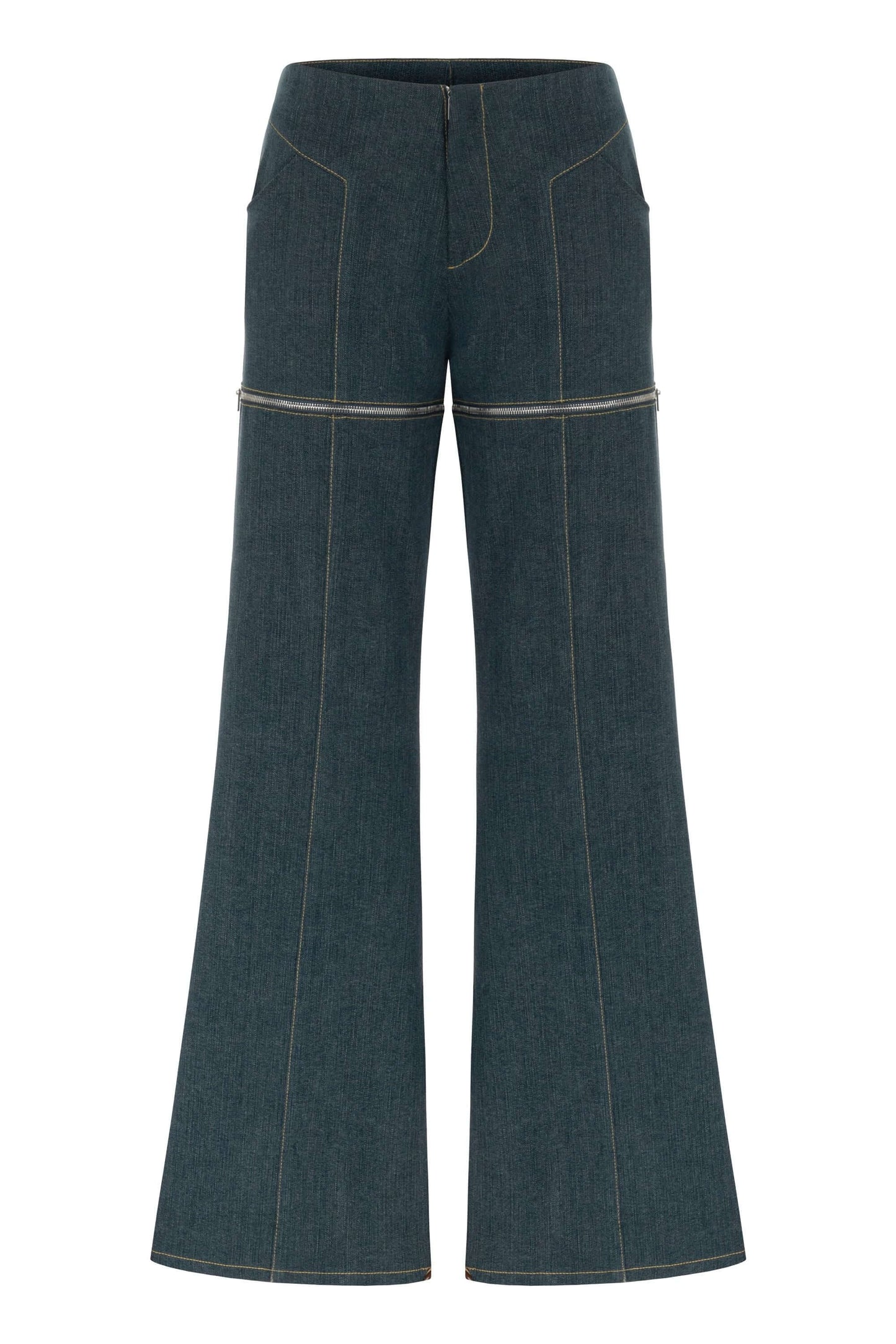 JENDUE Monte 2-in-1 Denim Jeans & Shorts - Versatile Style