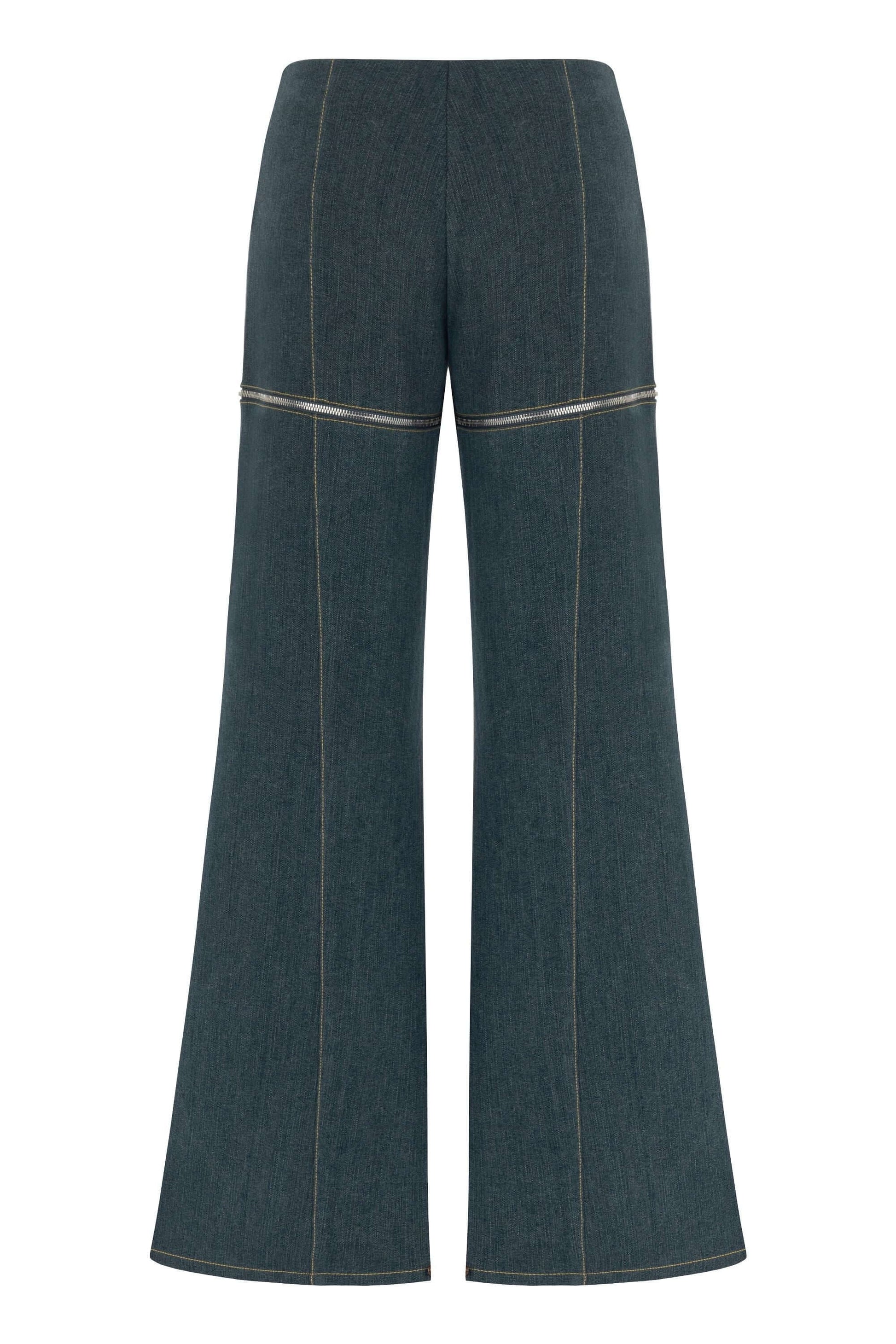 JENDUE Monte 2-in-1 Denim Jeans & Shorts - Versatile Style