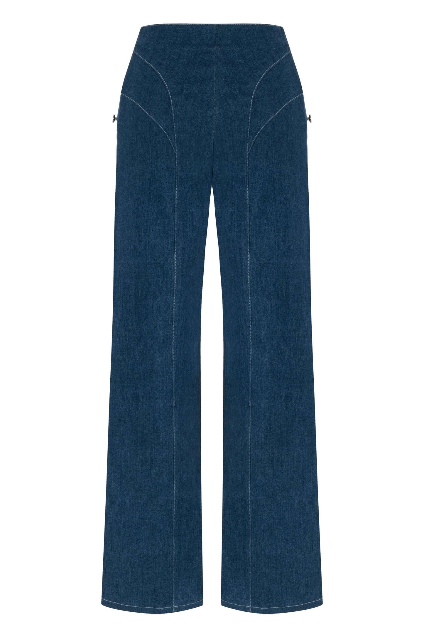 JENDUE Myla Denim Jean - Women's High-Waisted Wide Leg