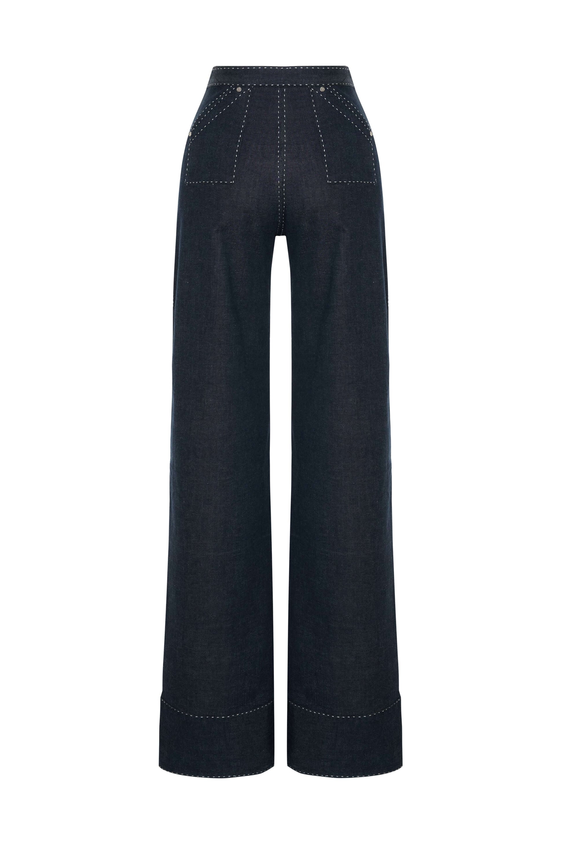 JENDUE Noble Denim Jeans - Wide Leg