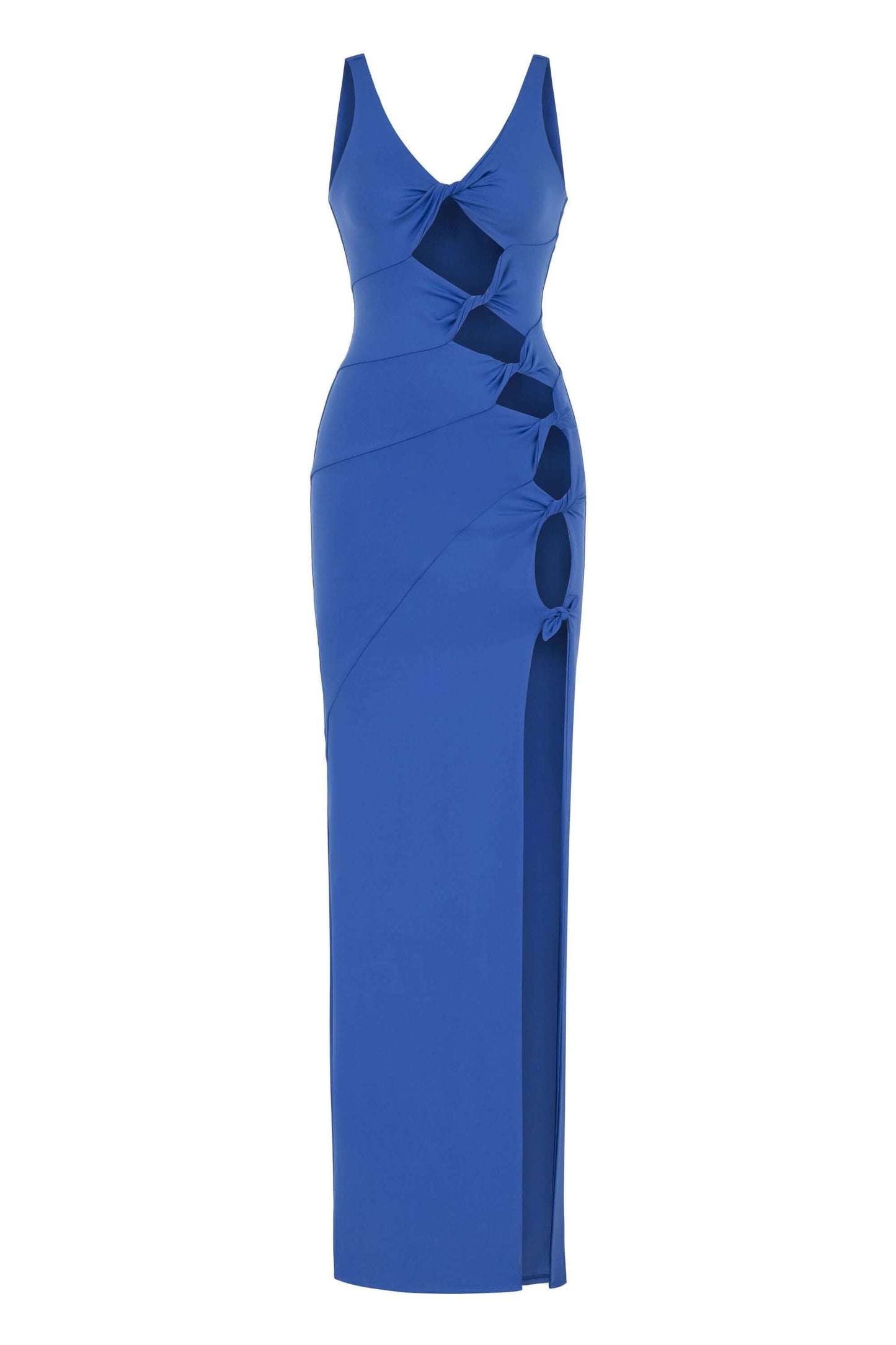 JENDUE Sara Dress - Elegant Cut-Out Maxi | Event Wear