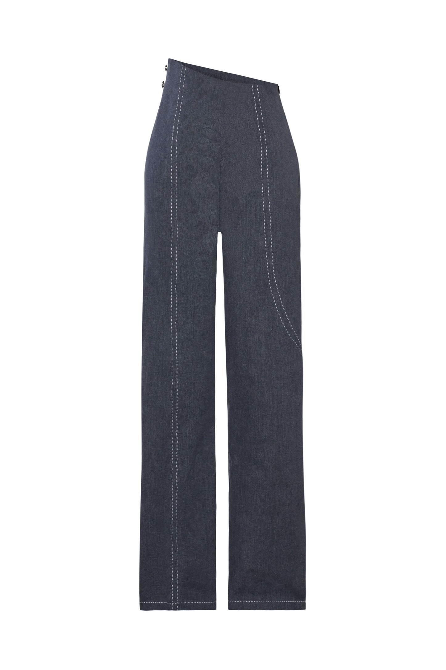 JENDUE Serendipity Denim Jean - Asymmetrical Waist Jeans