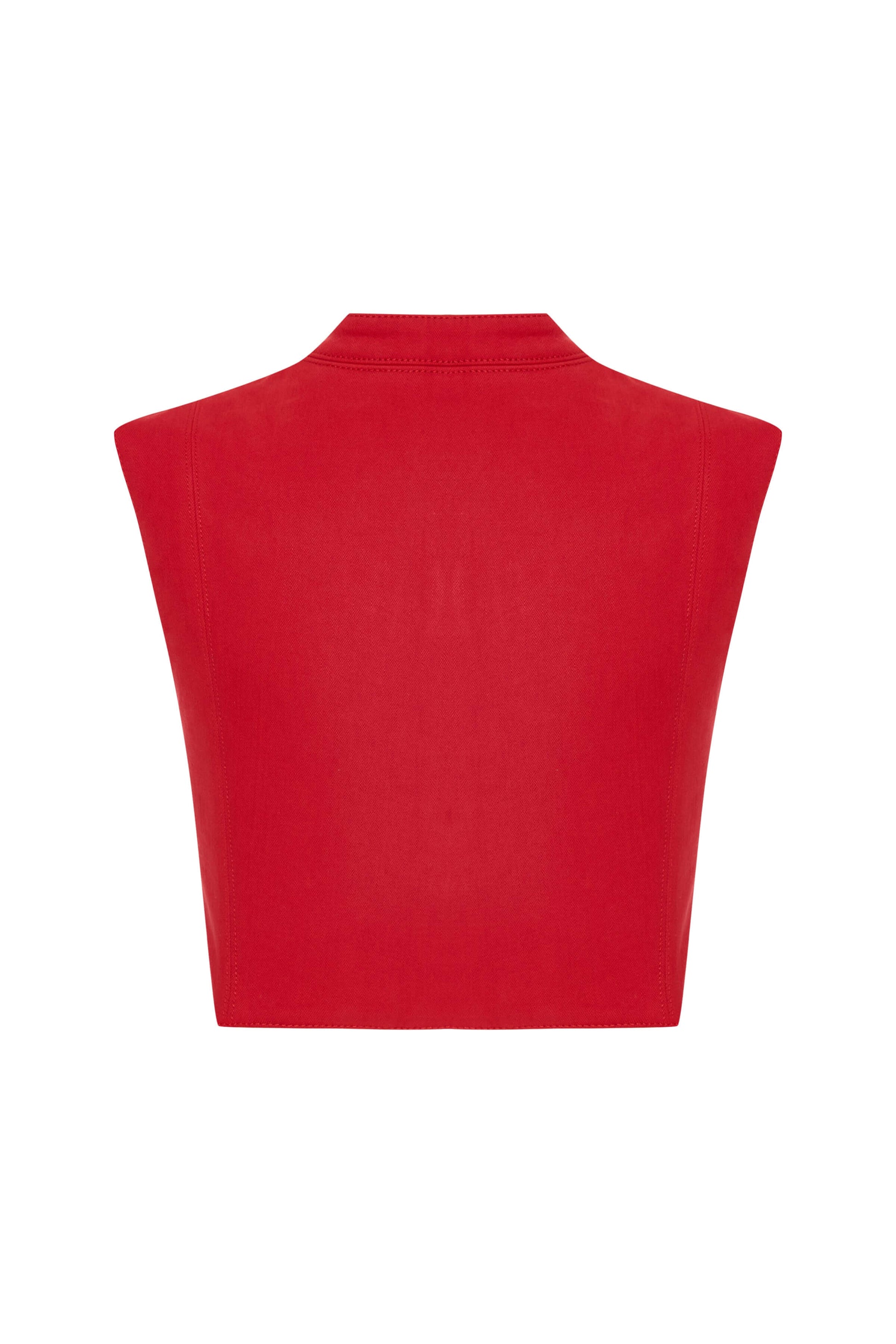 JENDUE Soul Flame Denim Crop Top