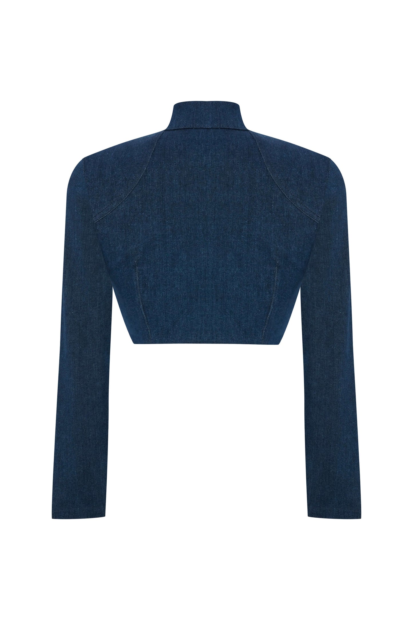JENDUE Sublime Denim Jacket - Cropped, Structured & Stylish