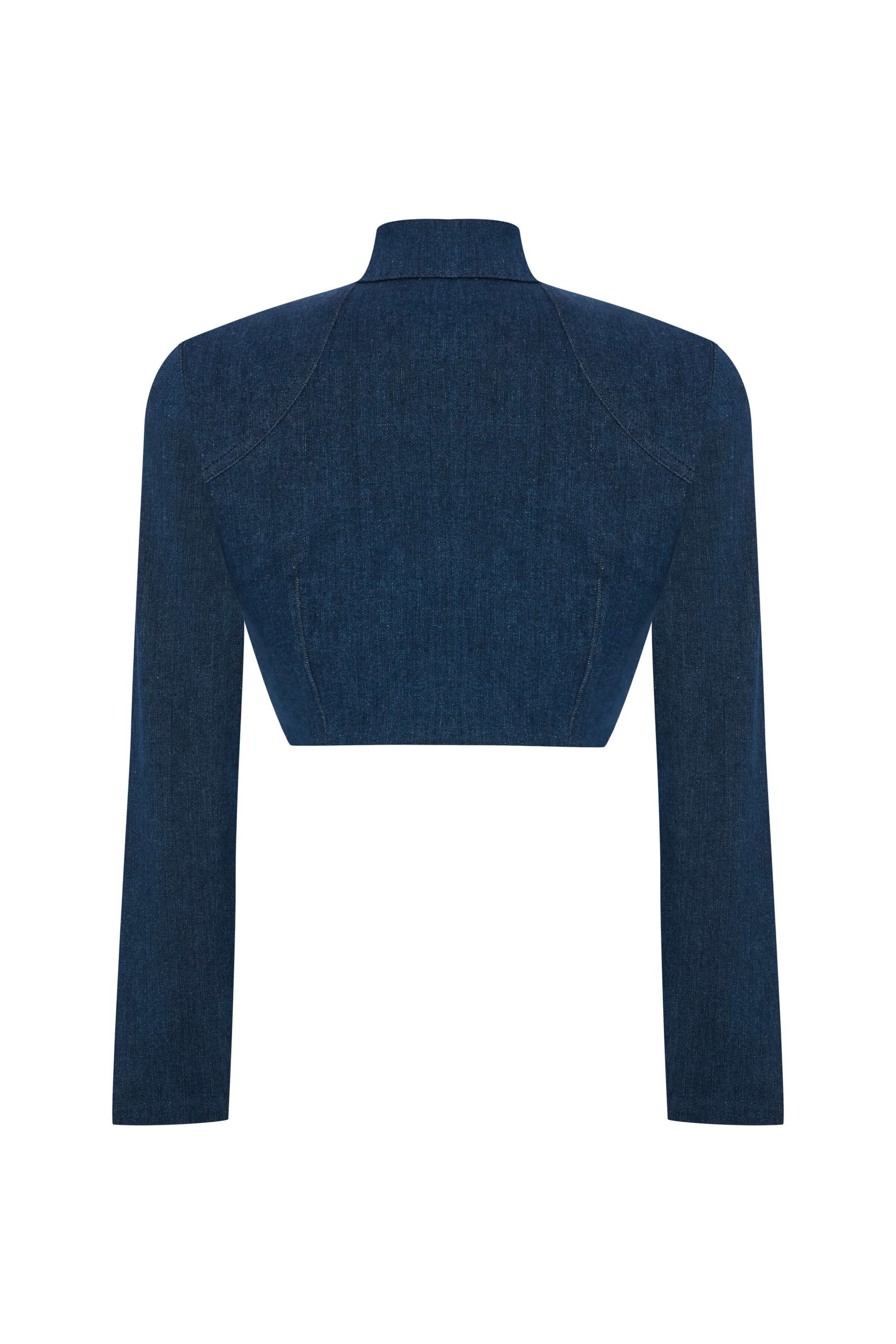 JENDUE Sublime Denim Jacket - Cropped, Structured & Stylish