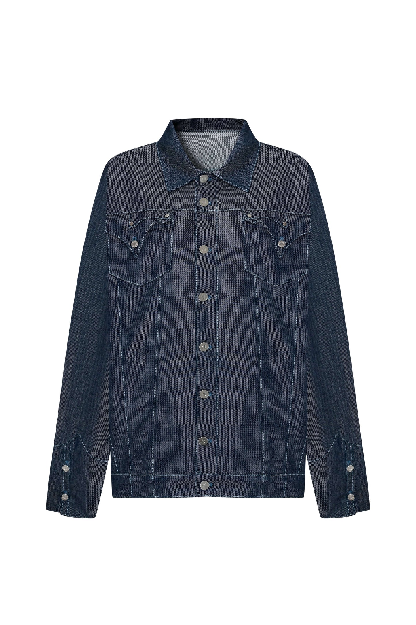 JENDUE Timeless Denim Jacket - Classic & Durable Outerwear