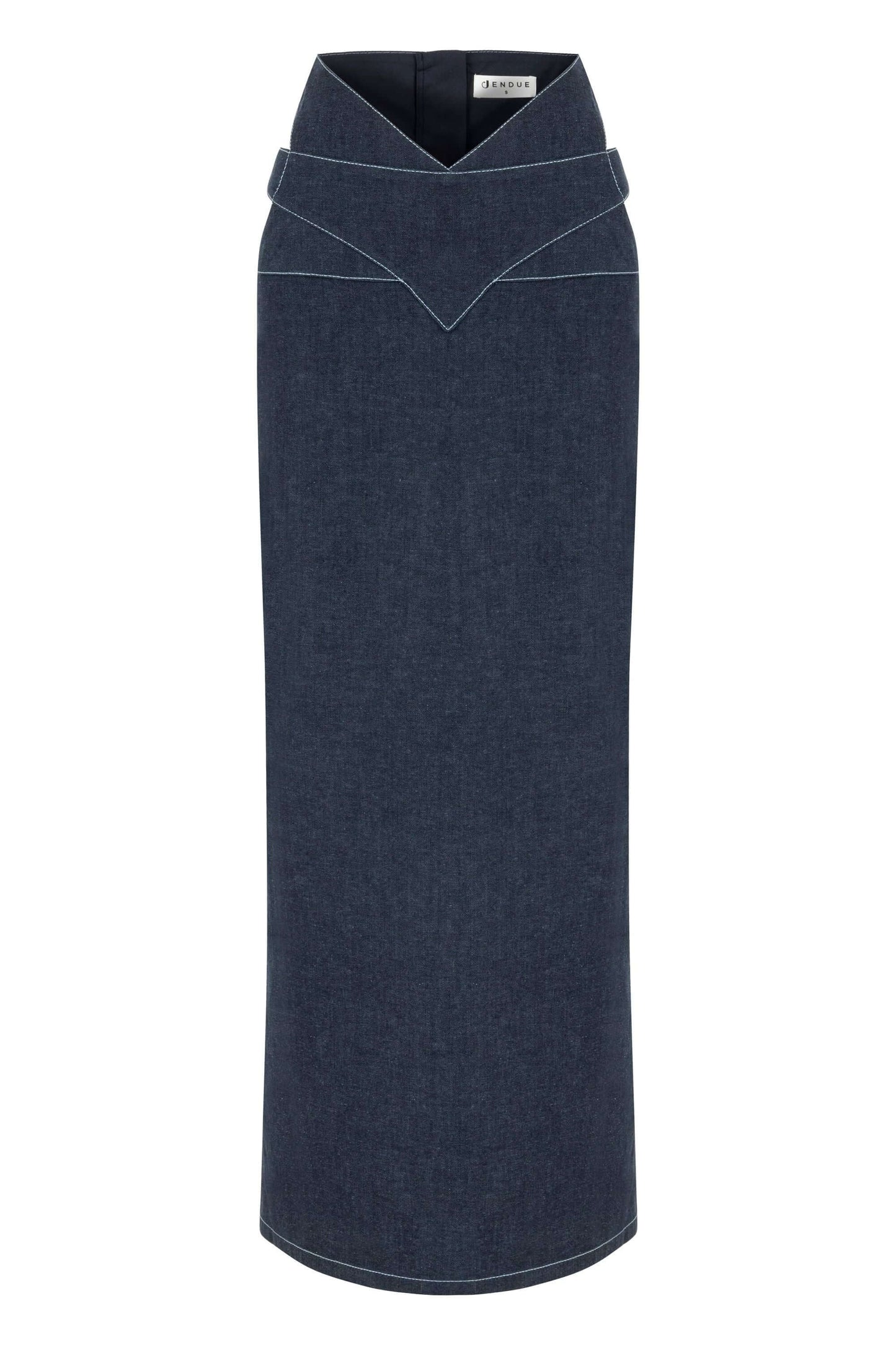 JENDUE Vonk Cut Out Denim Skirt - Stylish Women's Maxi