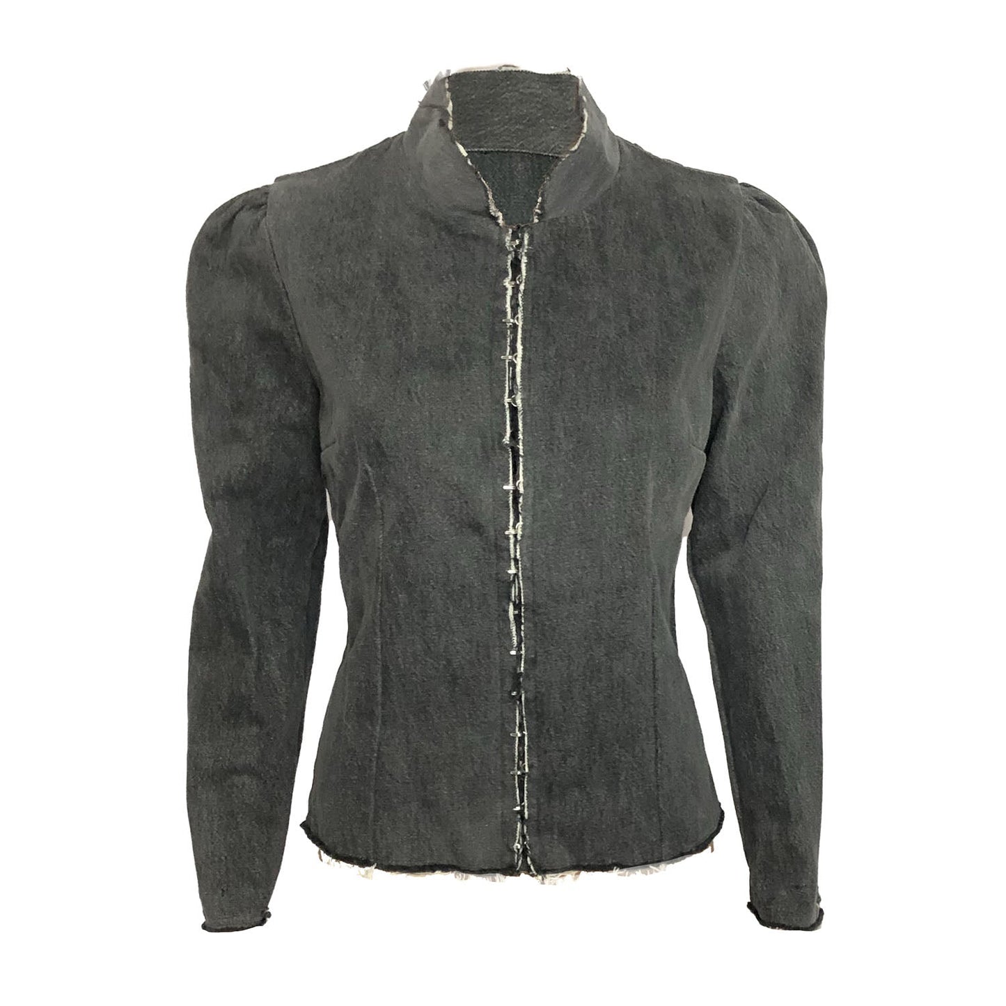 Kristin Jacket-Distressed Black