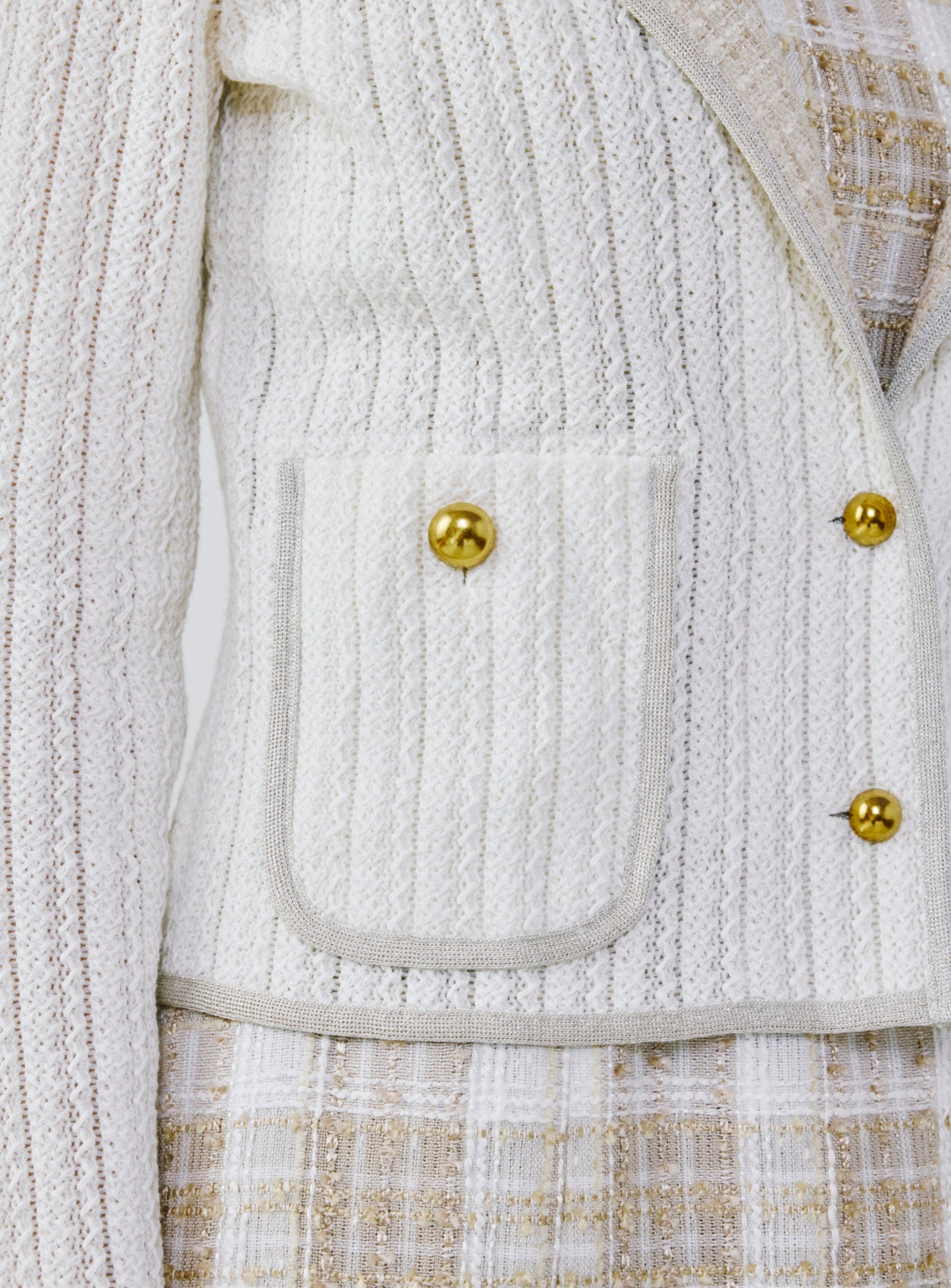 Lace Knit Cardigan - Off-White