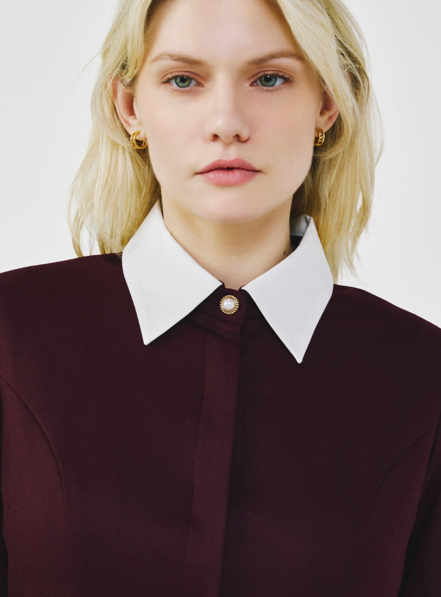 Long Sleeve Wool Shirt Dress
