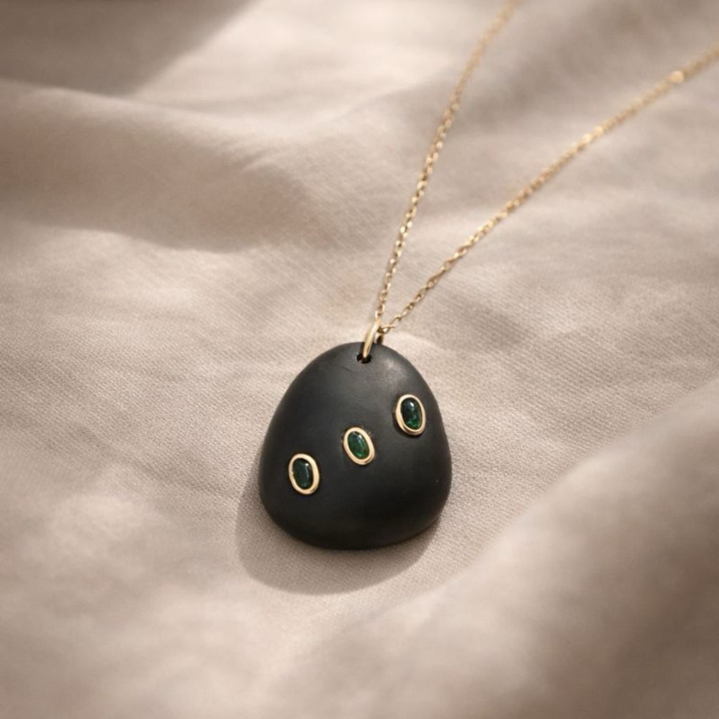 Noir Trigon Necklace