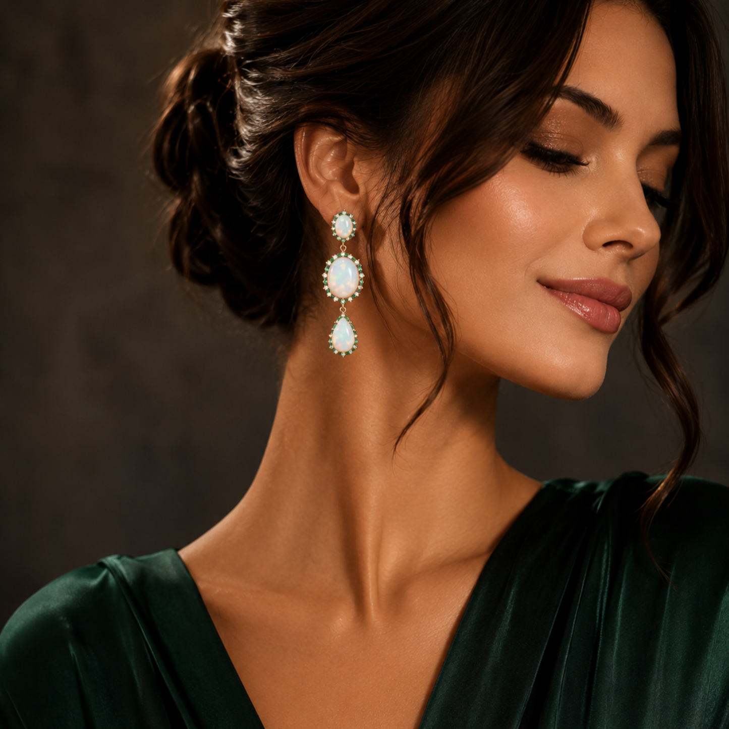 14K Gold Ethiopian Earrings