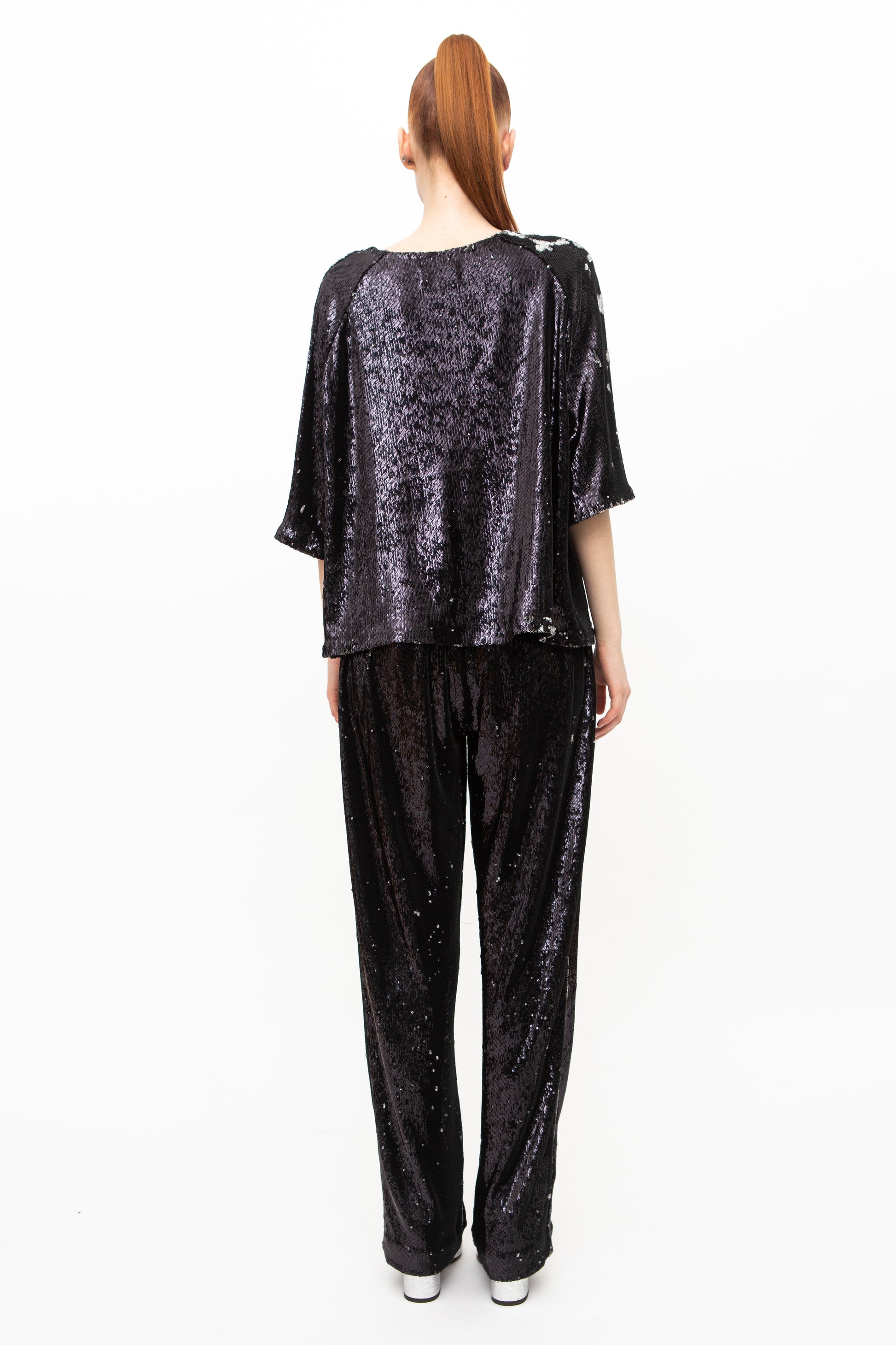 Shirt Sequins Black
