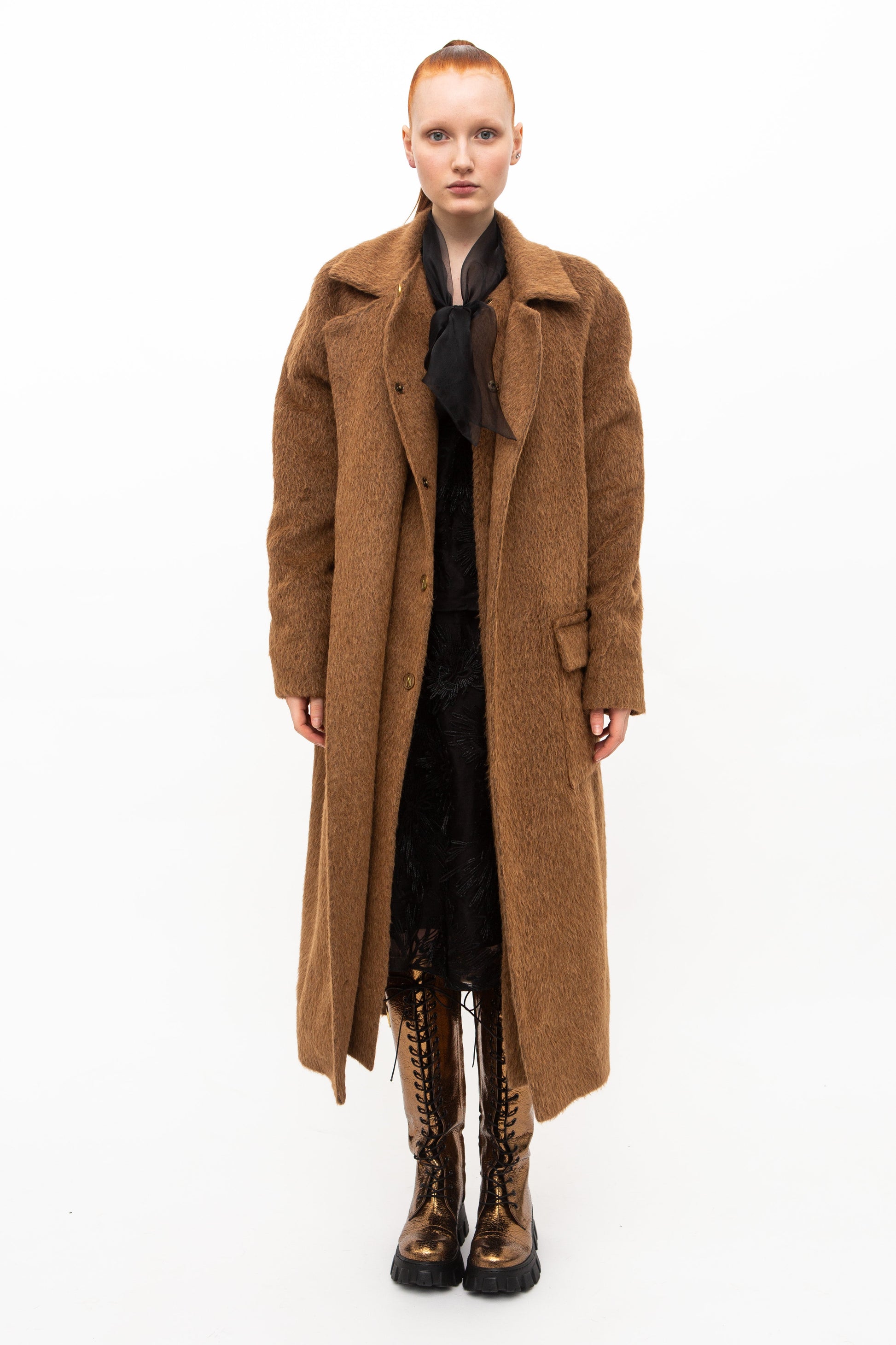Coat Wool Brown