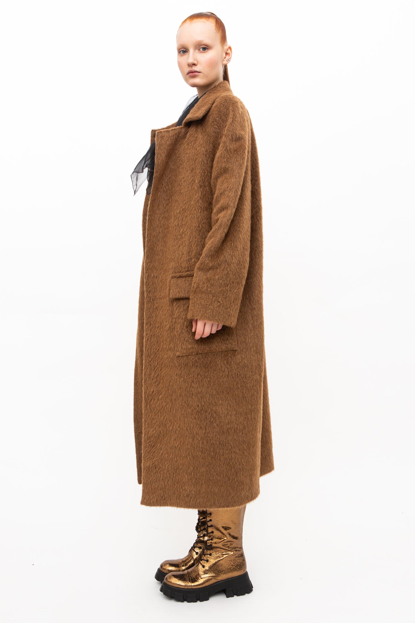 Coat Wool Brown