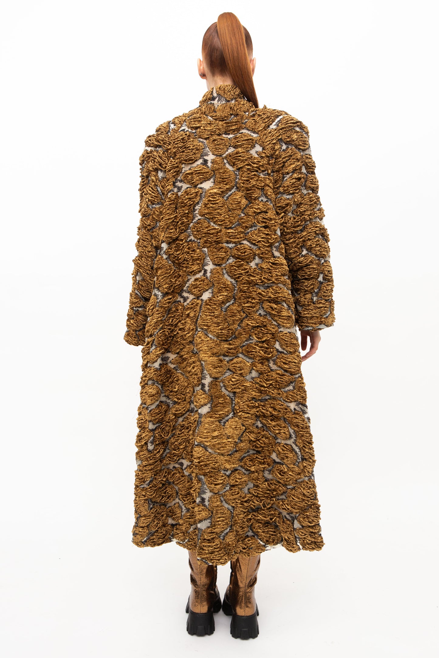 Coat Embroidery Brown