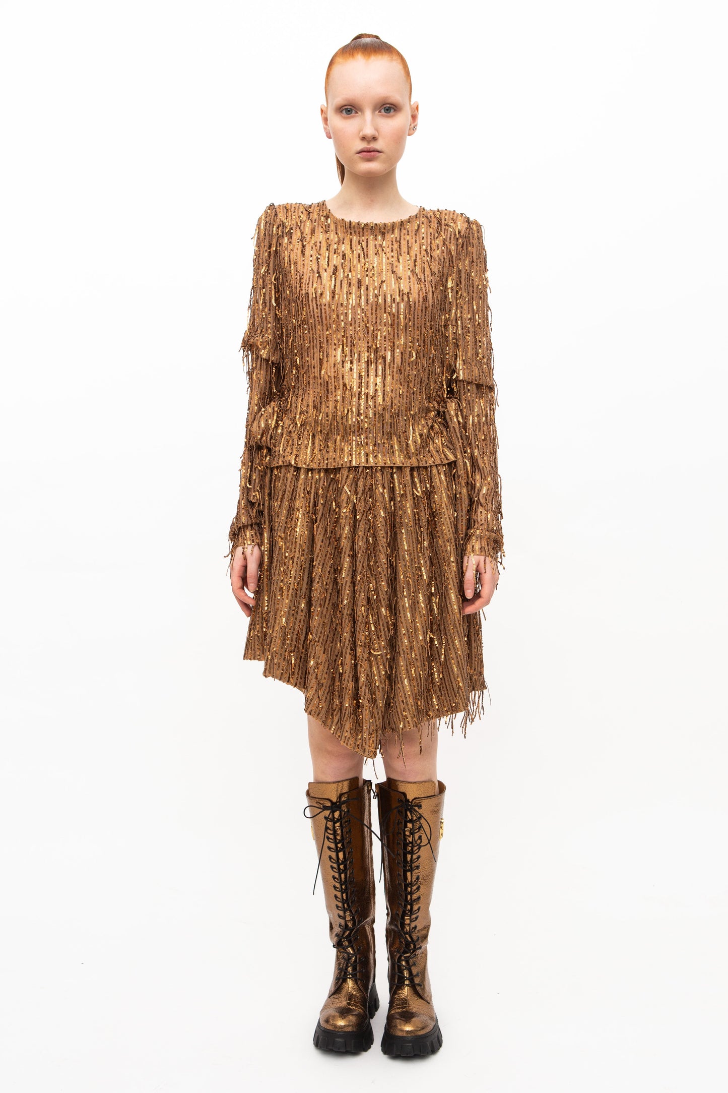 Skirt Sequins Gold