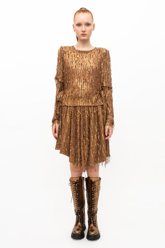 Skirt Sequins Gold