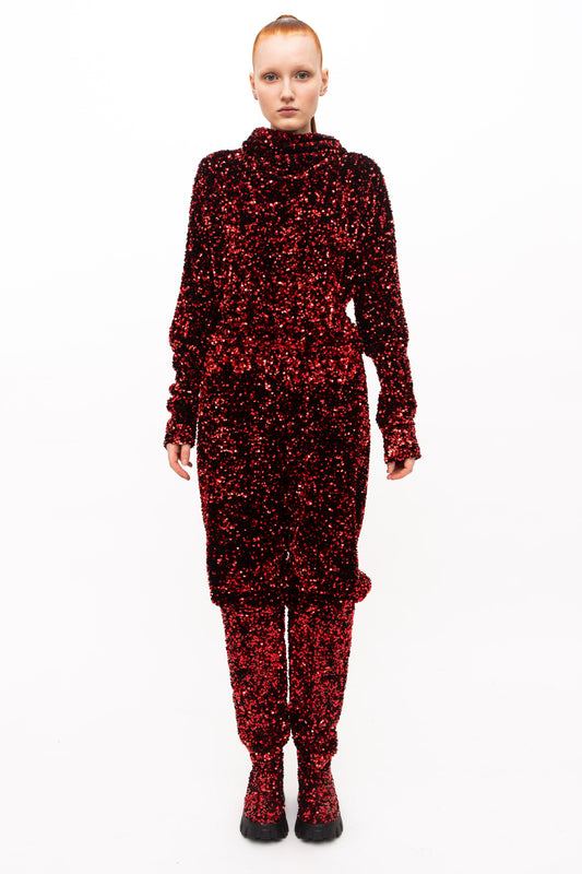 Top Red Sequins