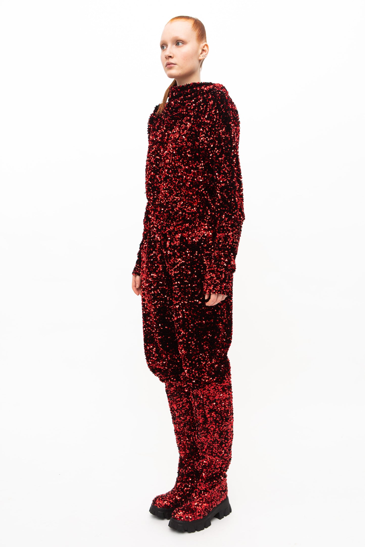 Top Red Sequins