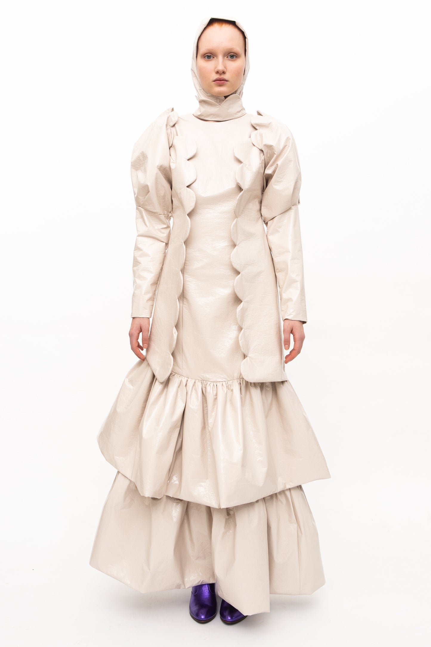 Coat Oversize Creme St. Moritz handmade