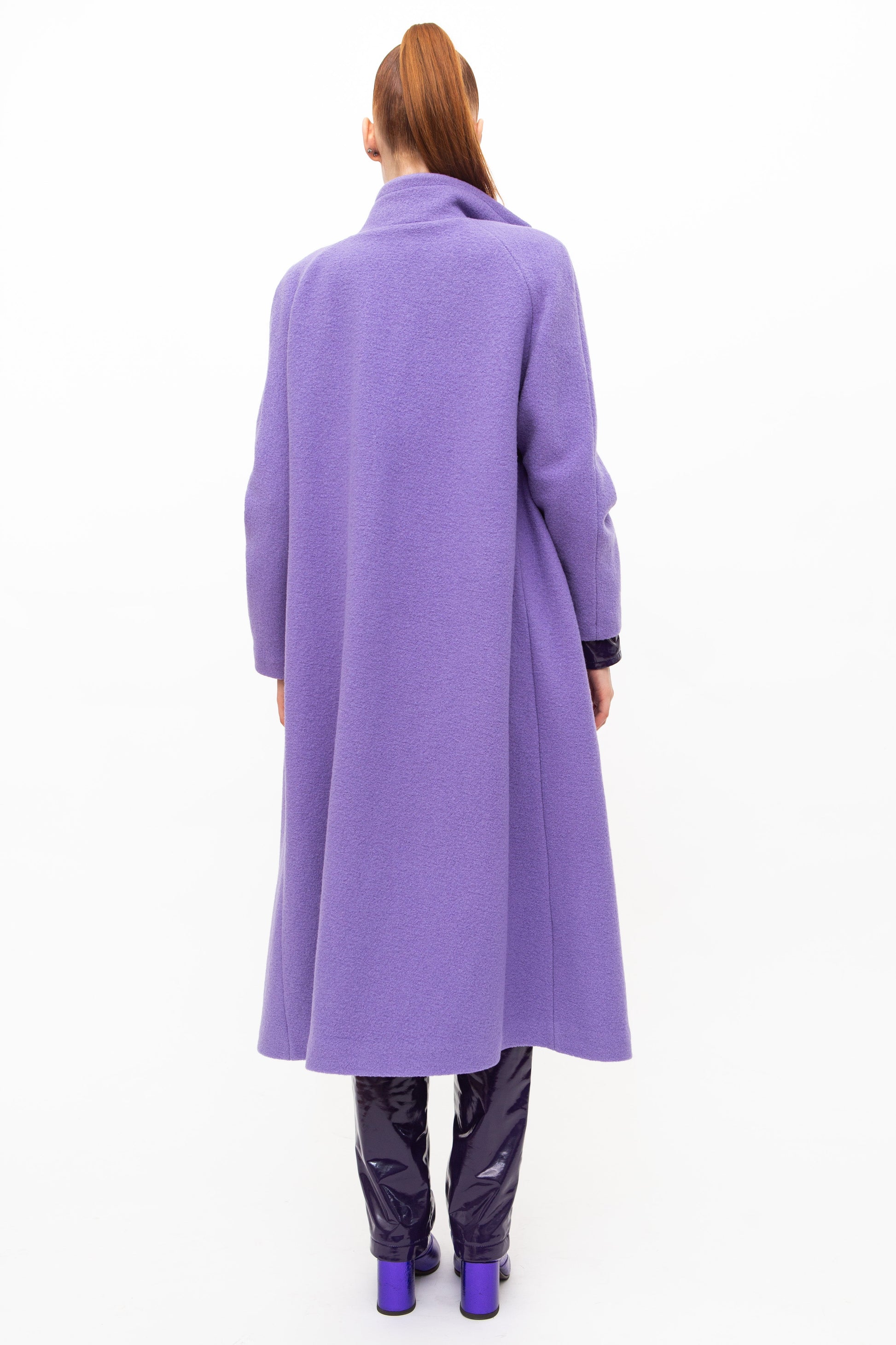 Coat Wool Purple