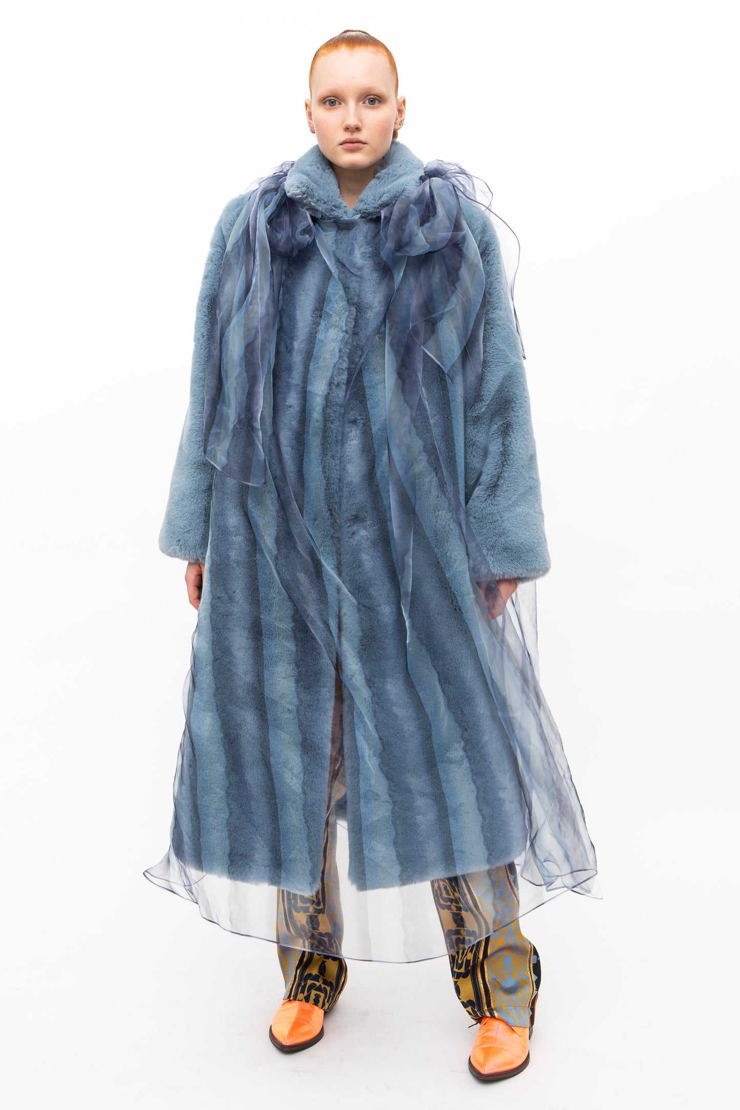 Overcoat Transparent Blue