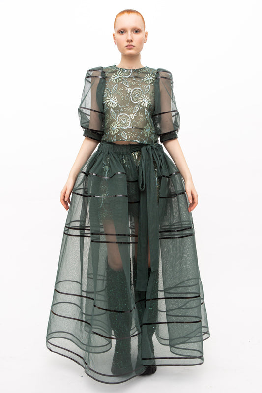 Skirt Wide Green