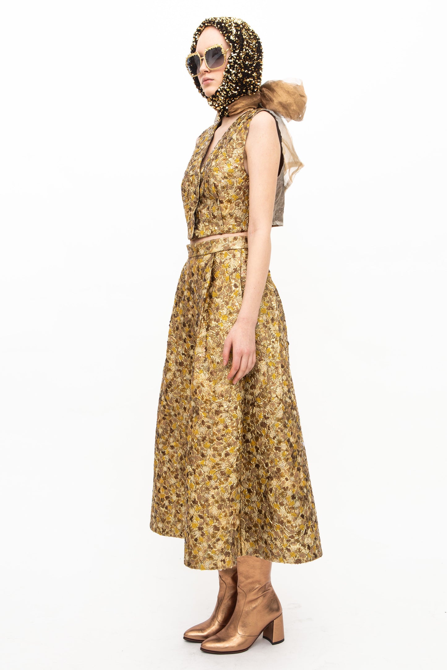 Hood Sequins Gold
