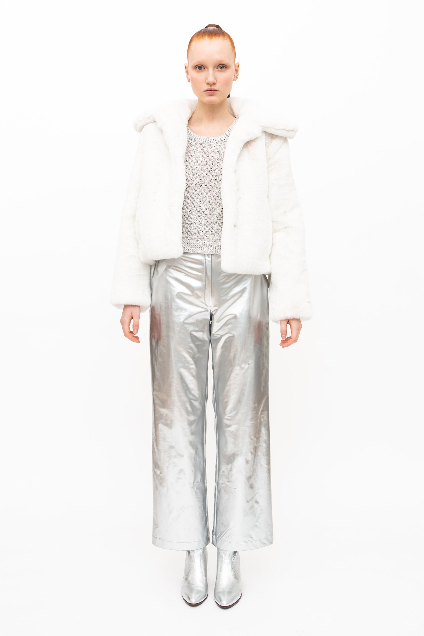 Jacket Fake Fur White