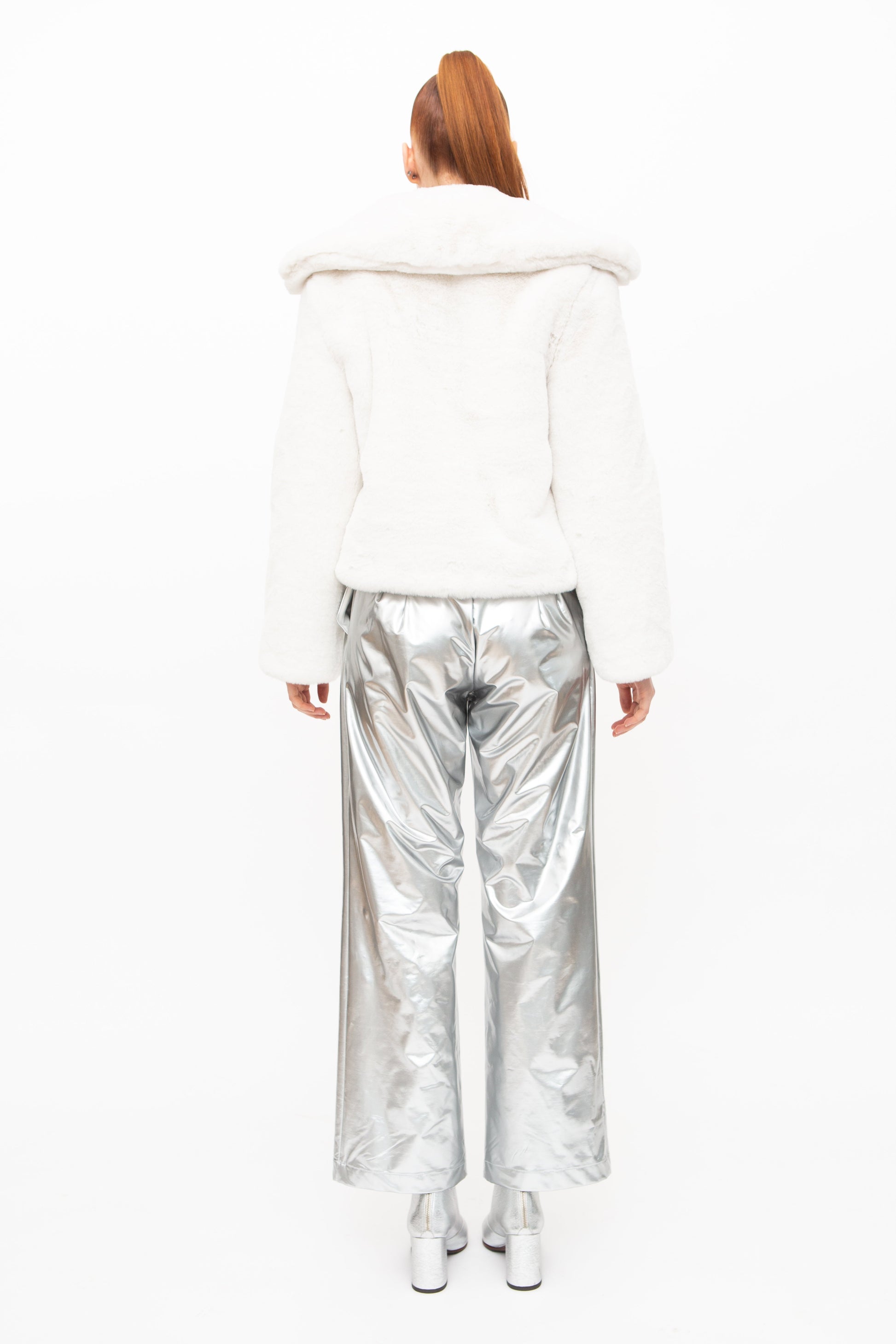 Jacket Fake Fur White