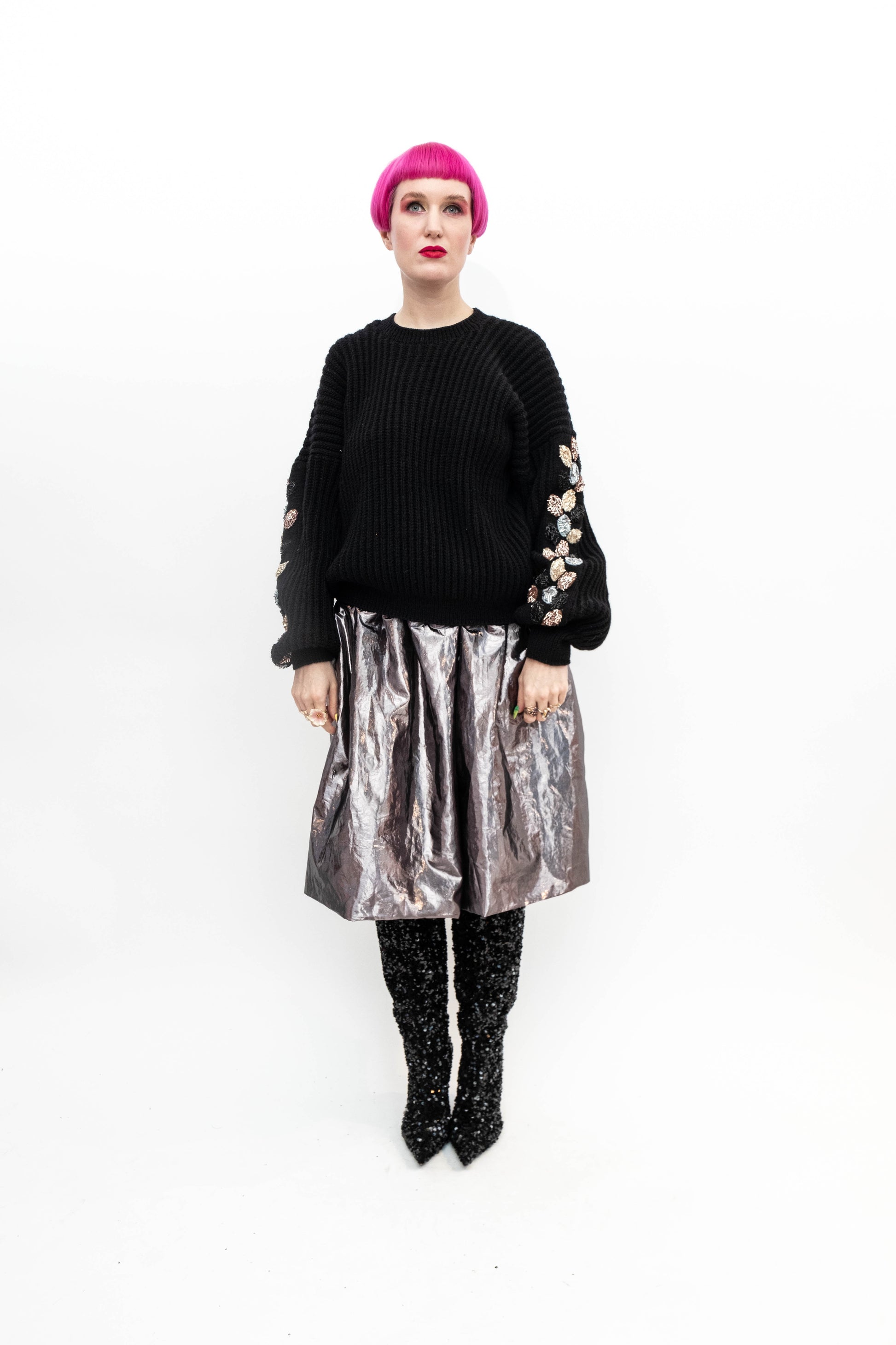Handmade Pullover Black
