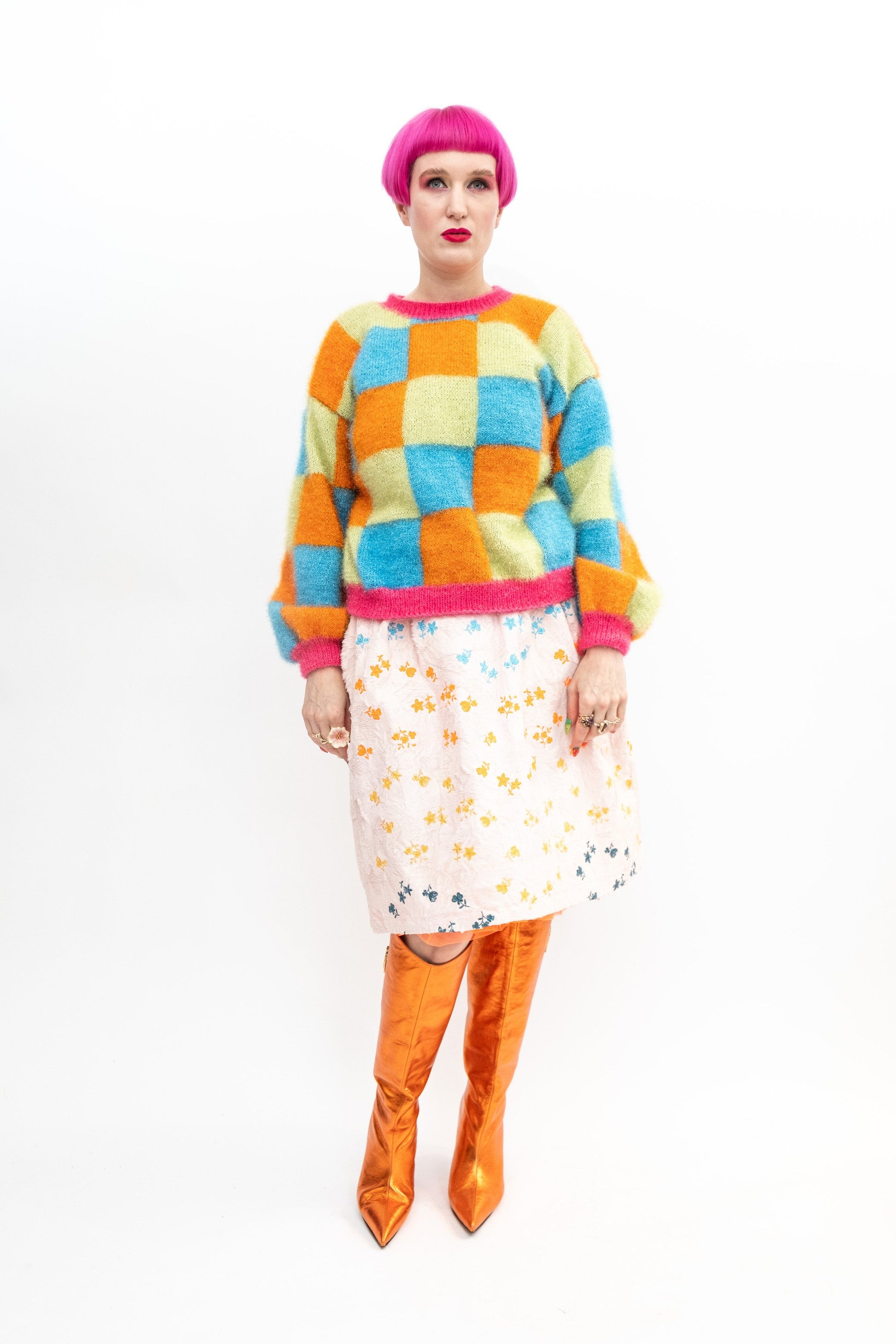 Handmade Pullover Check