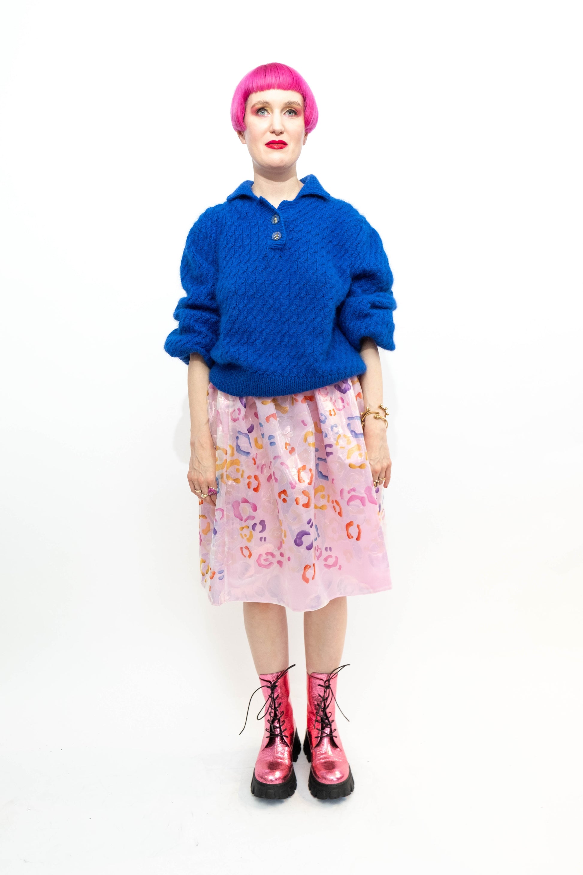 Handmade Pullover Blue