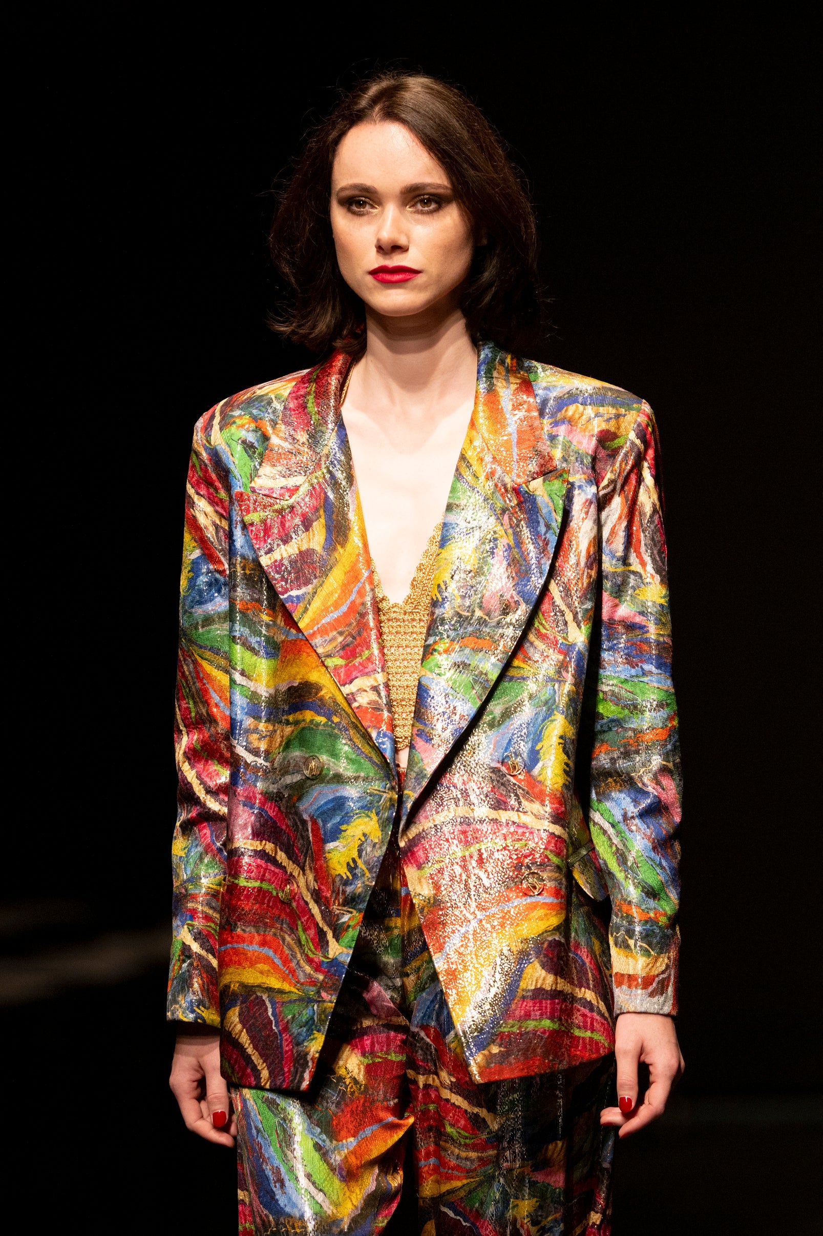 Suit Silk Runway Paris