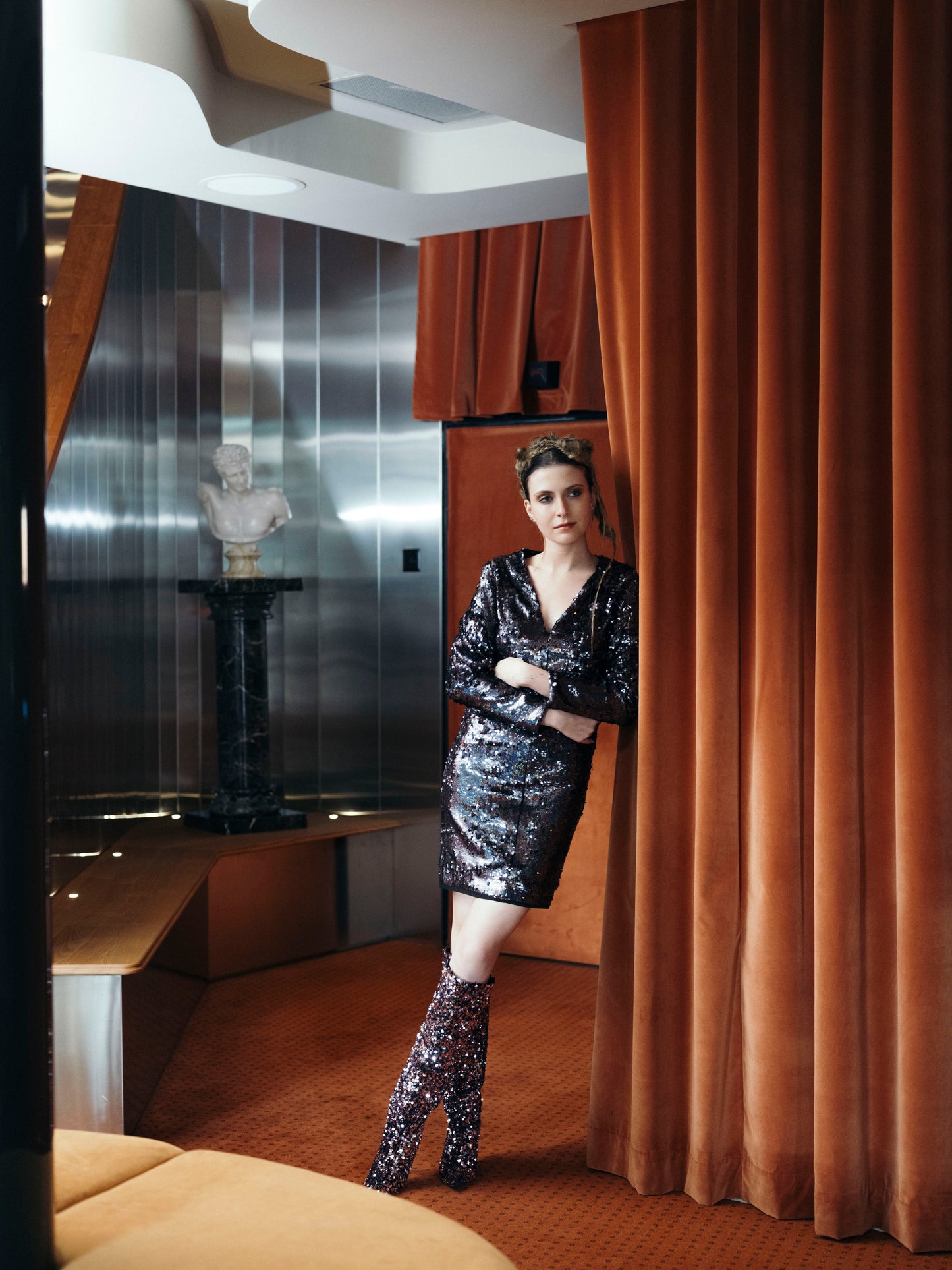 Dress Short Sequins