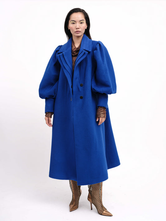 Coat Wool Blue