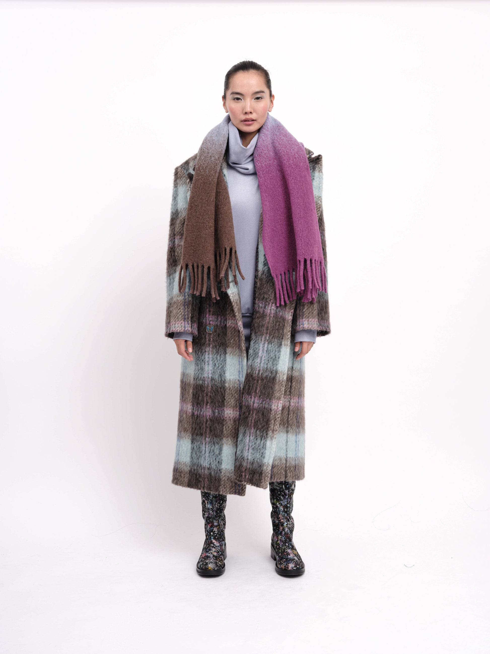Coat Brown Check