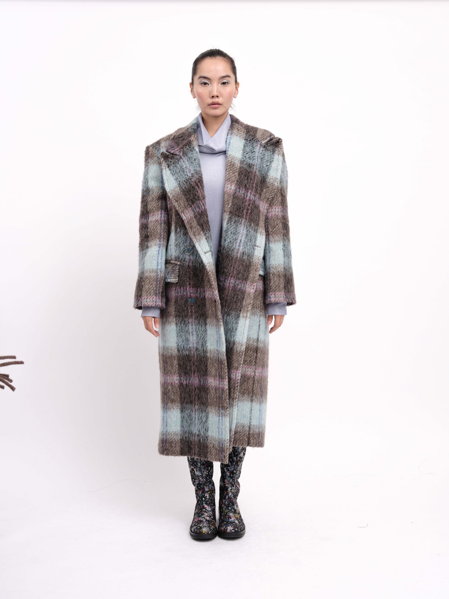 Coat Brown Check