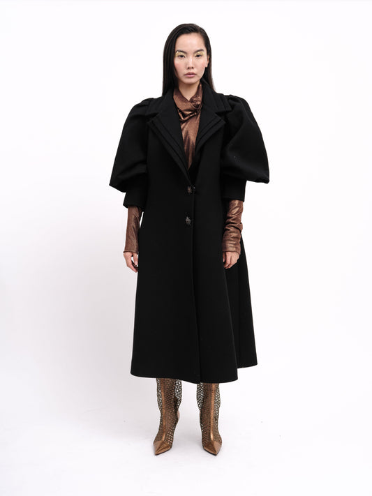 Coat Wool Black