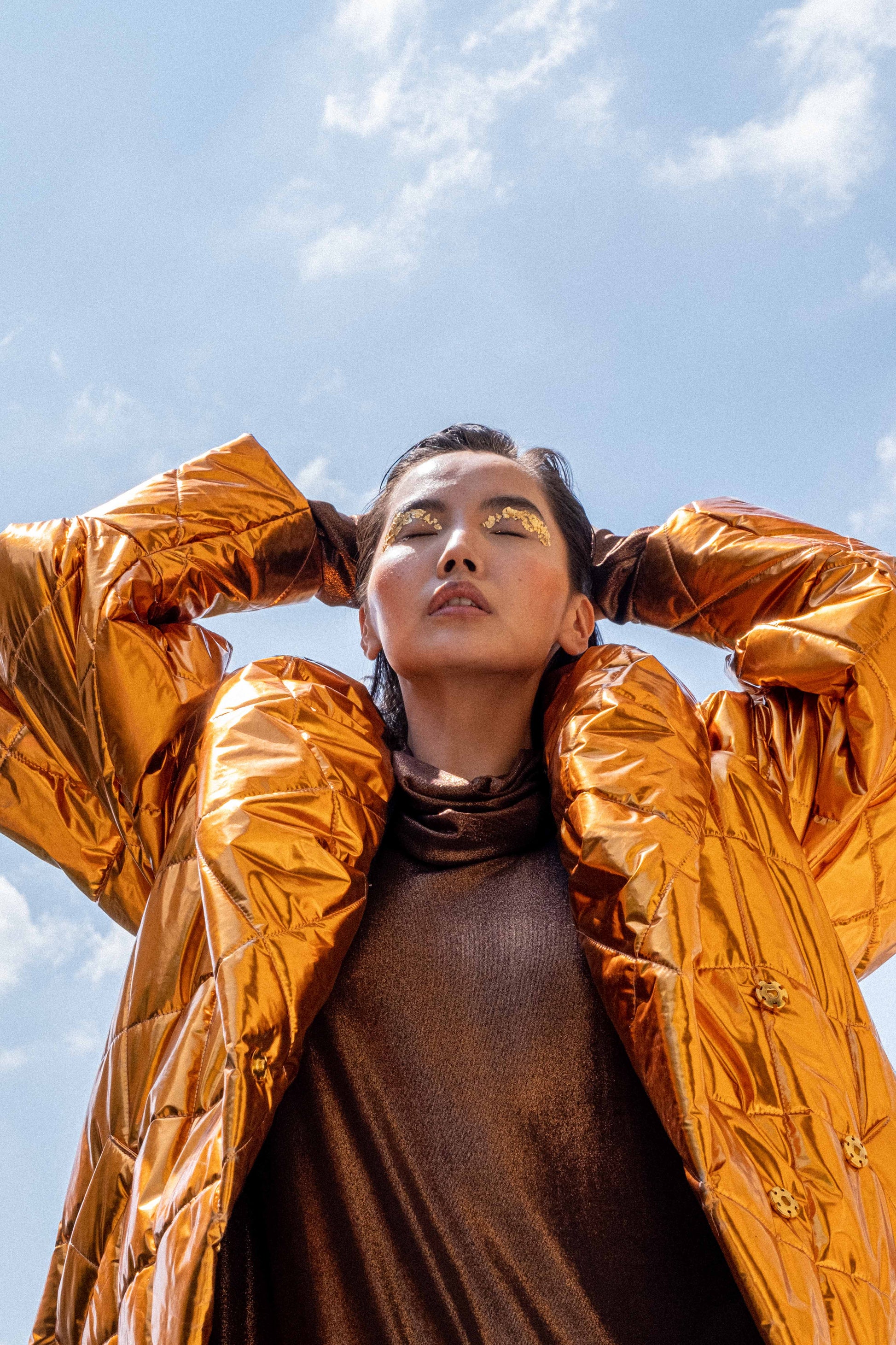 Coat Radiant Gold Elegance
